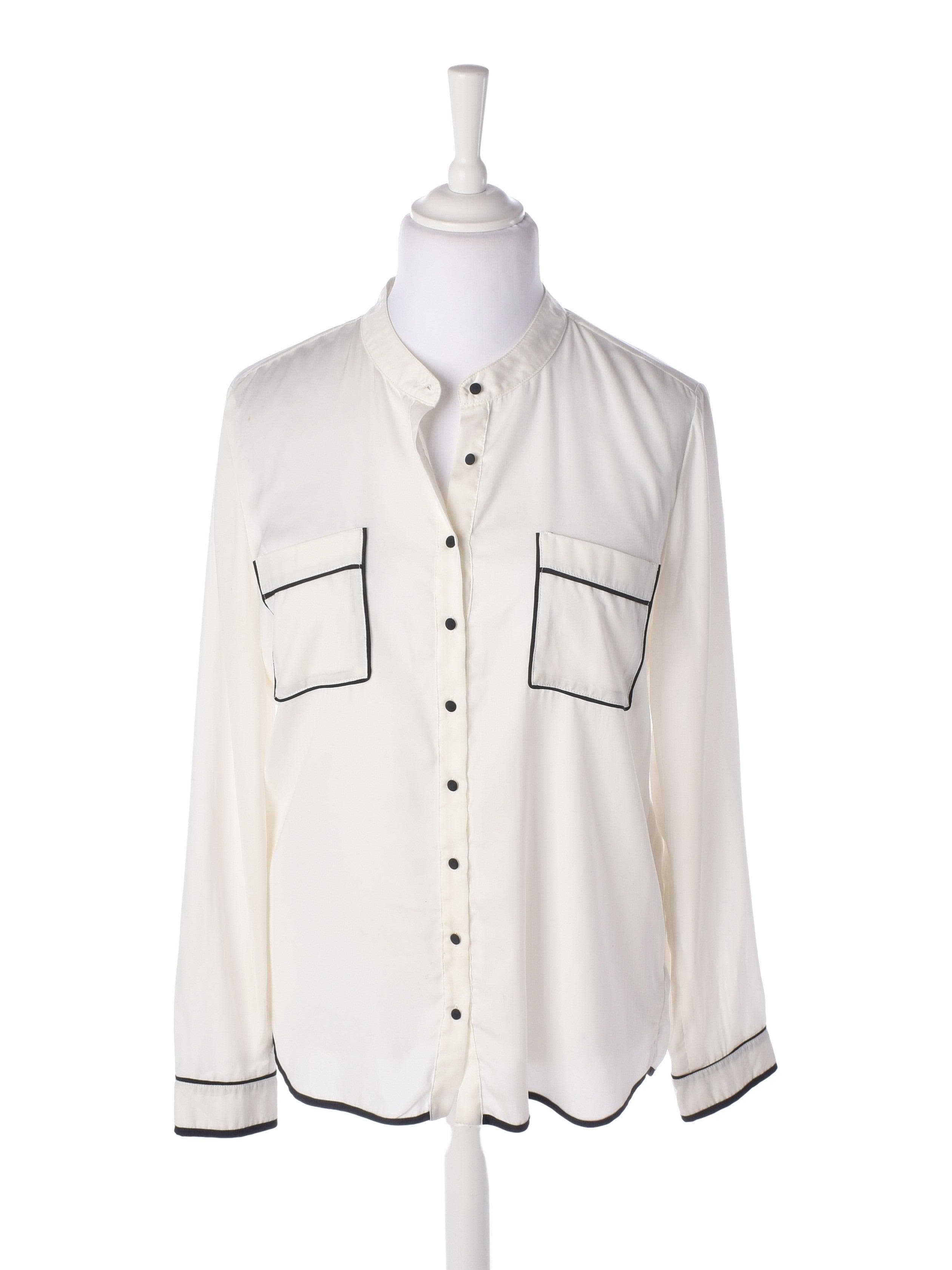 SET Skjorte - 42 / Hvid / Kvinde - SassyLAB Secondhand