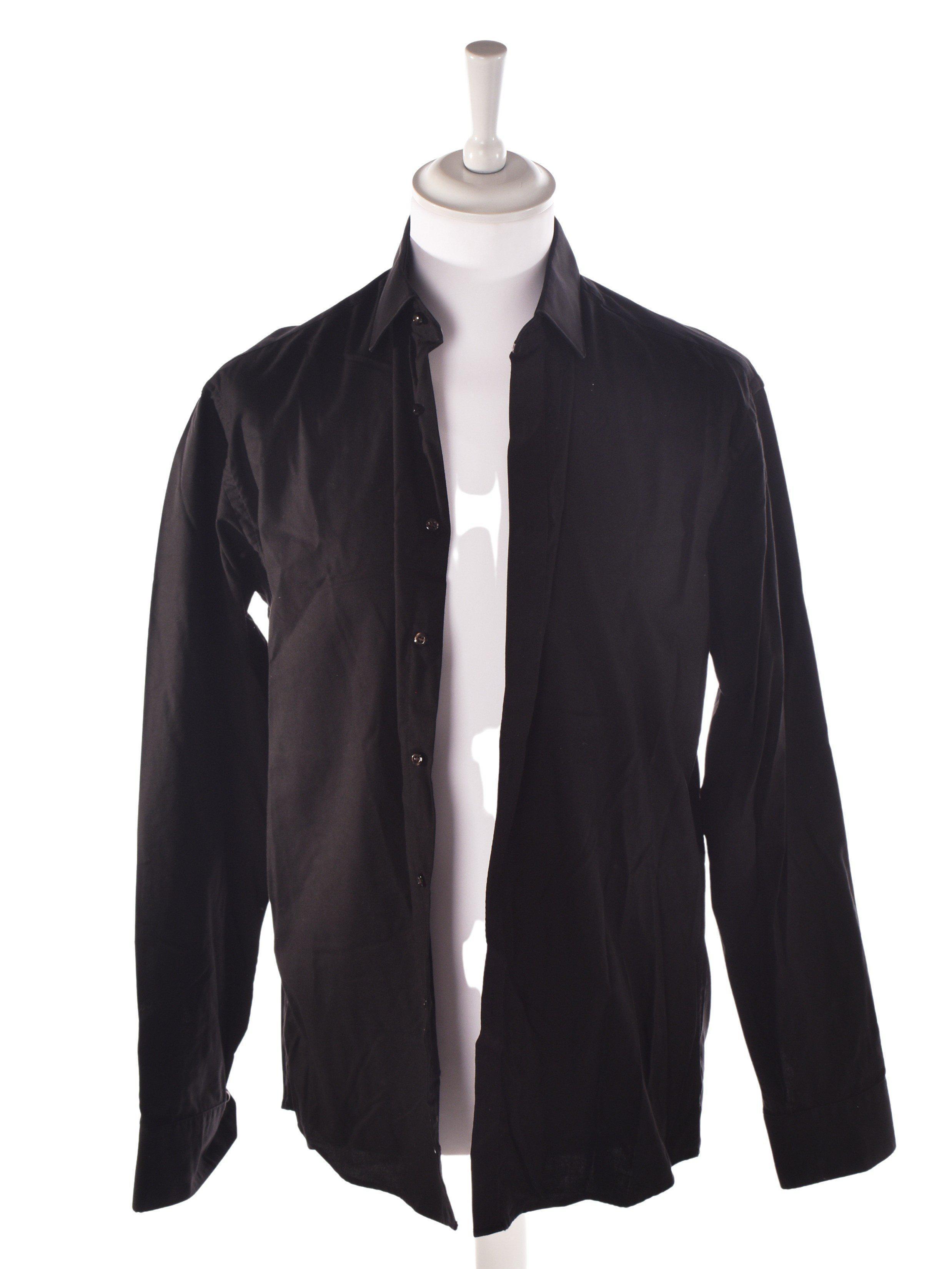 Seven Seas Skjorte - M / Sort / Mand - SassyLAB Secondhand