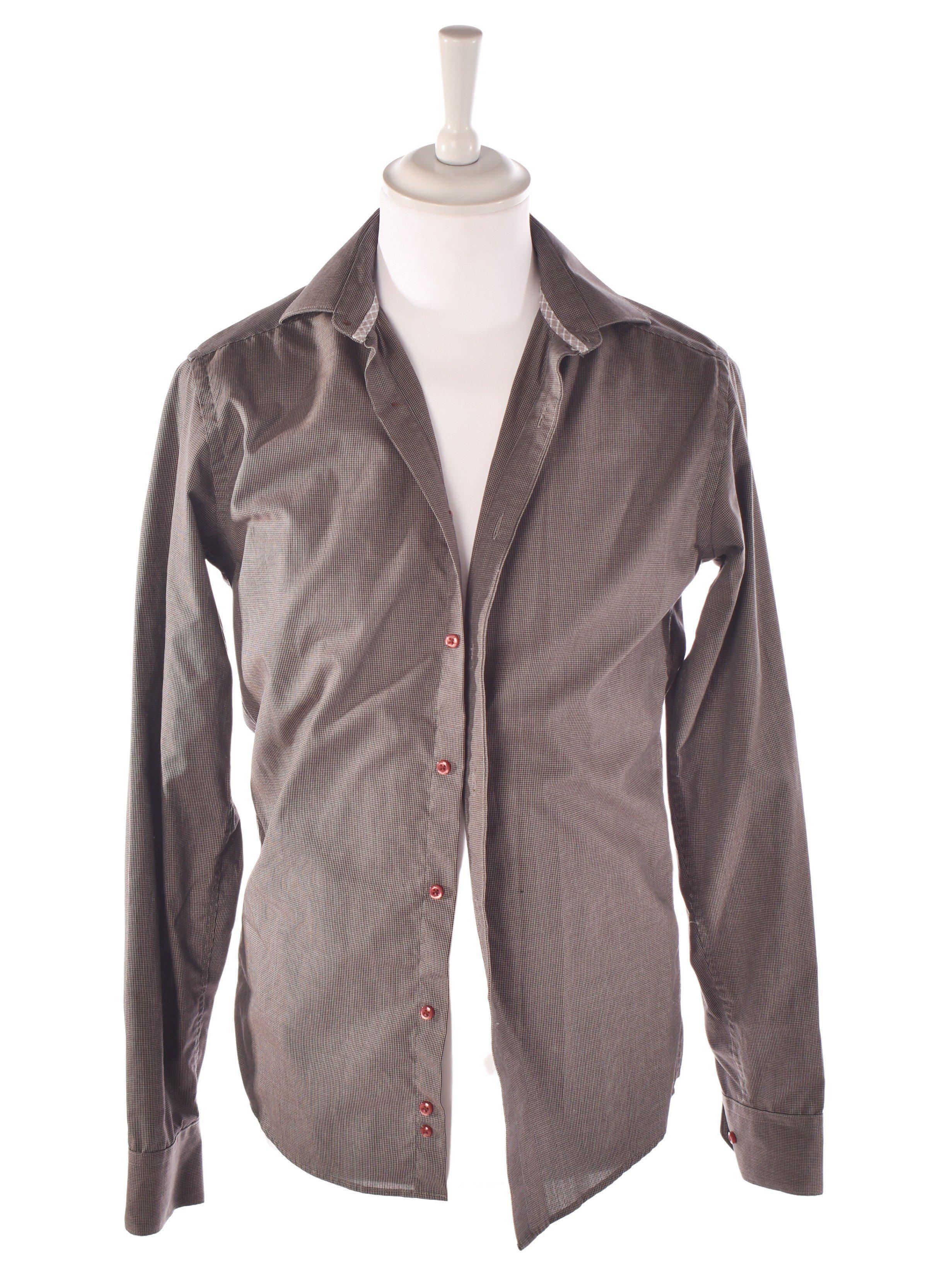 Seven Seas Skjorte - S / Grå / Mand - SassyLAB Secondhand