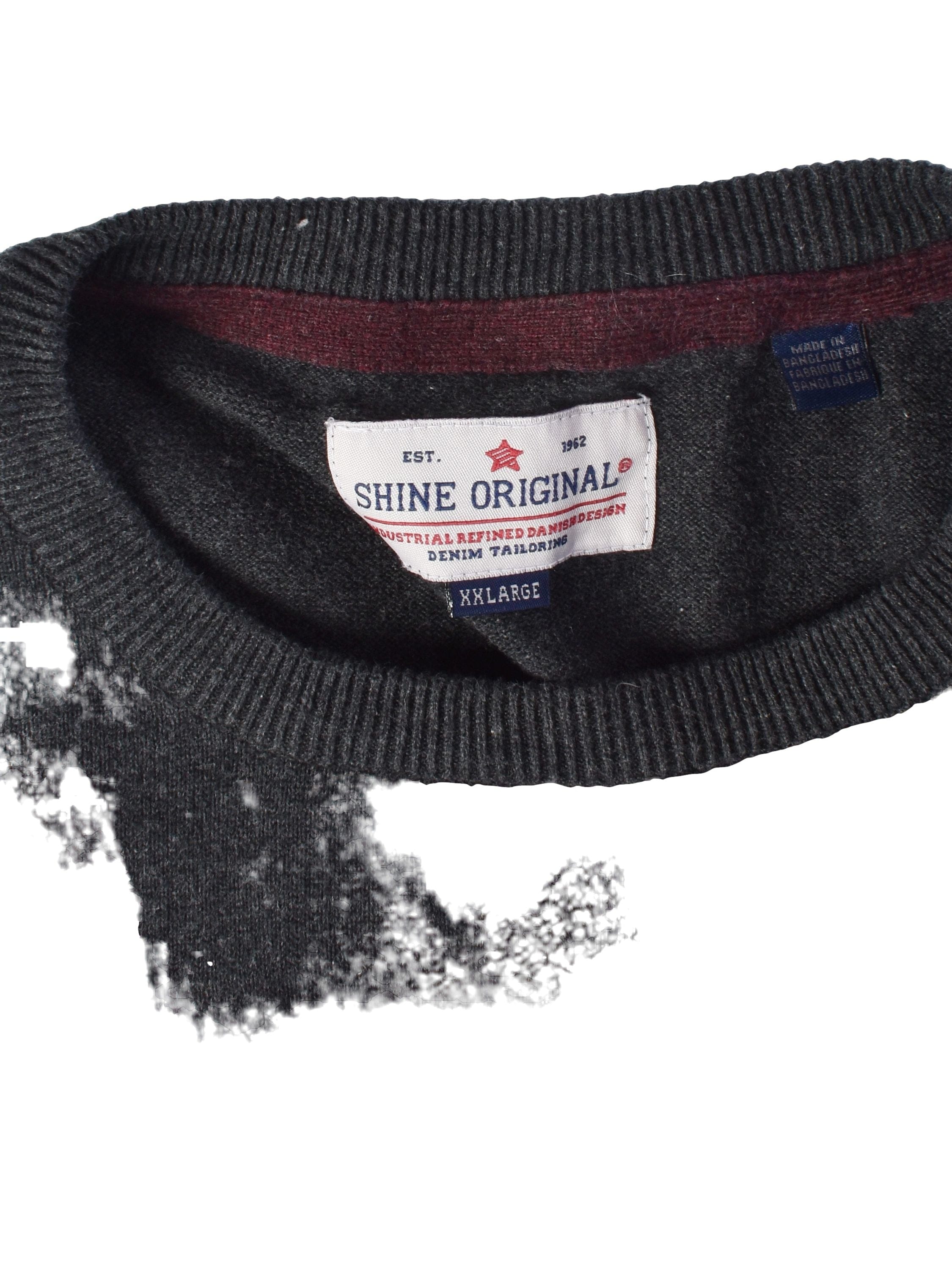 Shine Original Sweater - XXL / Grå / Mand - SassyLAB Secondhand