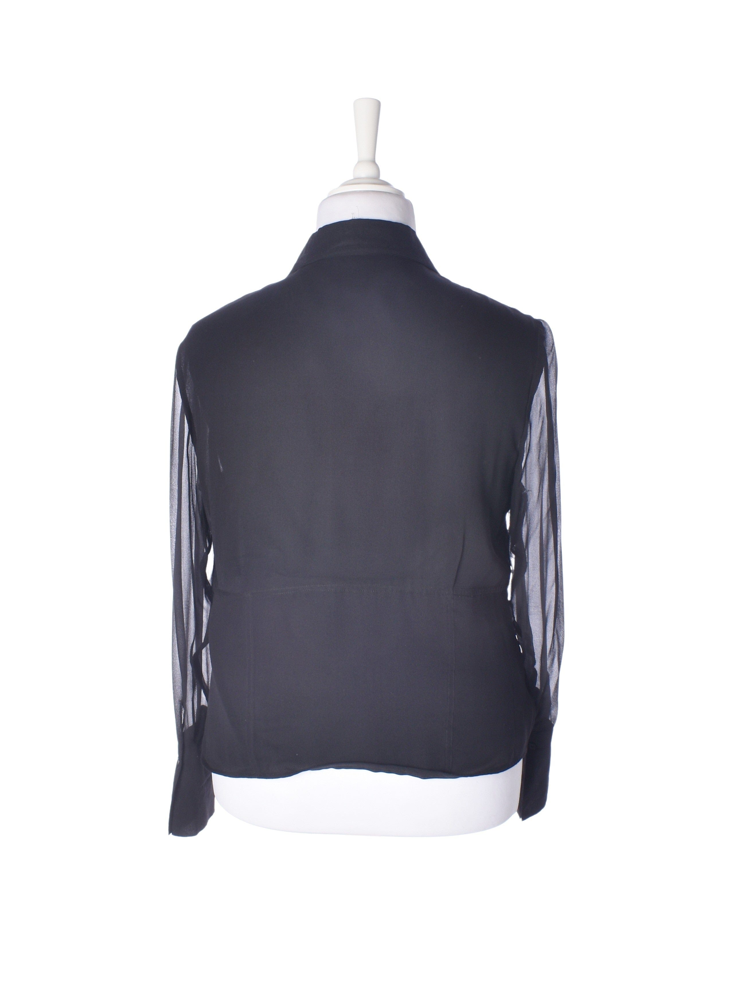 Sioni Skjorte - L / Sort / Kvinde - SassyLAB Secondhand