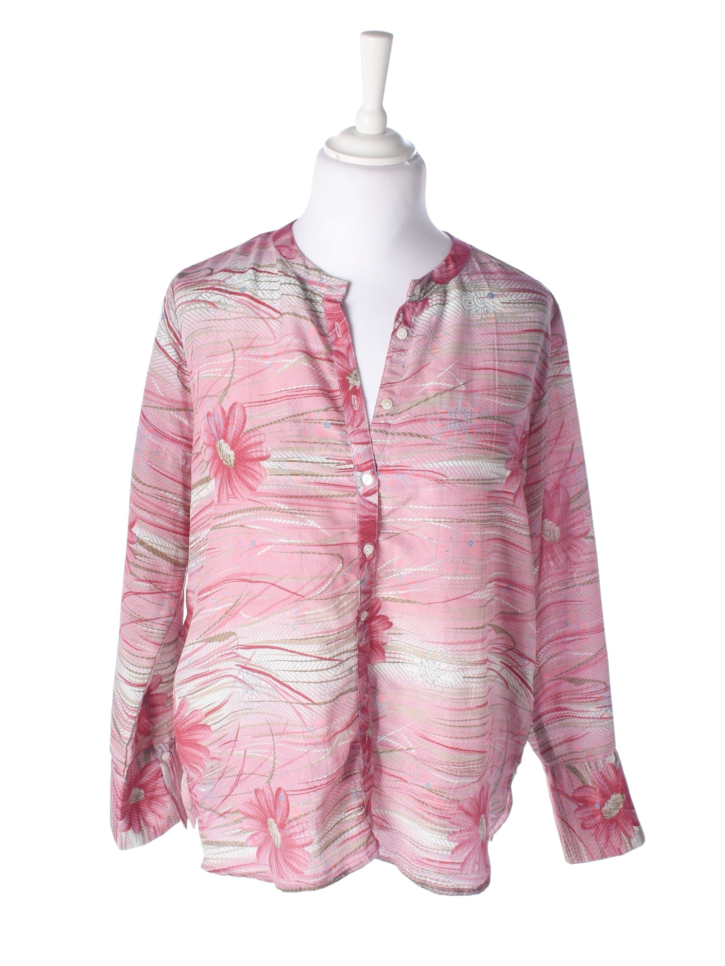 Sissel Edelbo Bluse - M/L / Rosa / Kvinde - SassyLAB Secondhand