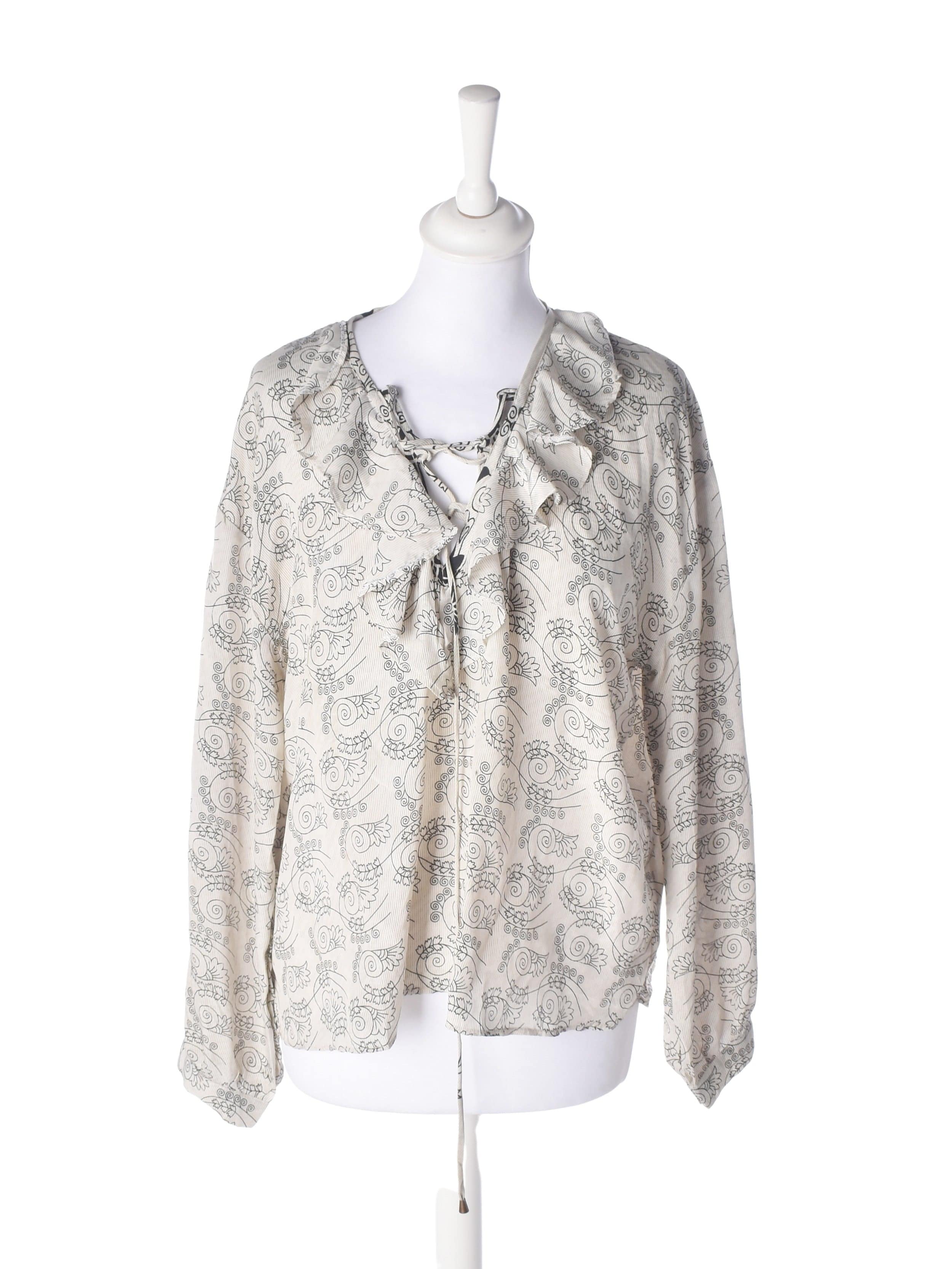 Sissel Edelbo Bluse - S/M / Hvid / Kvinde - SassyLAB Secondhand