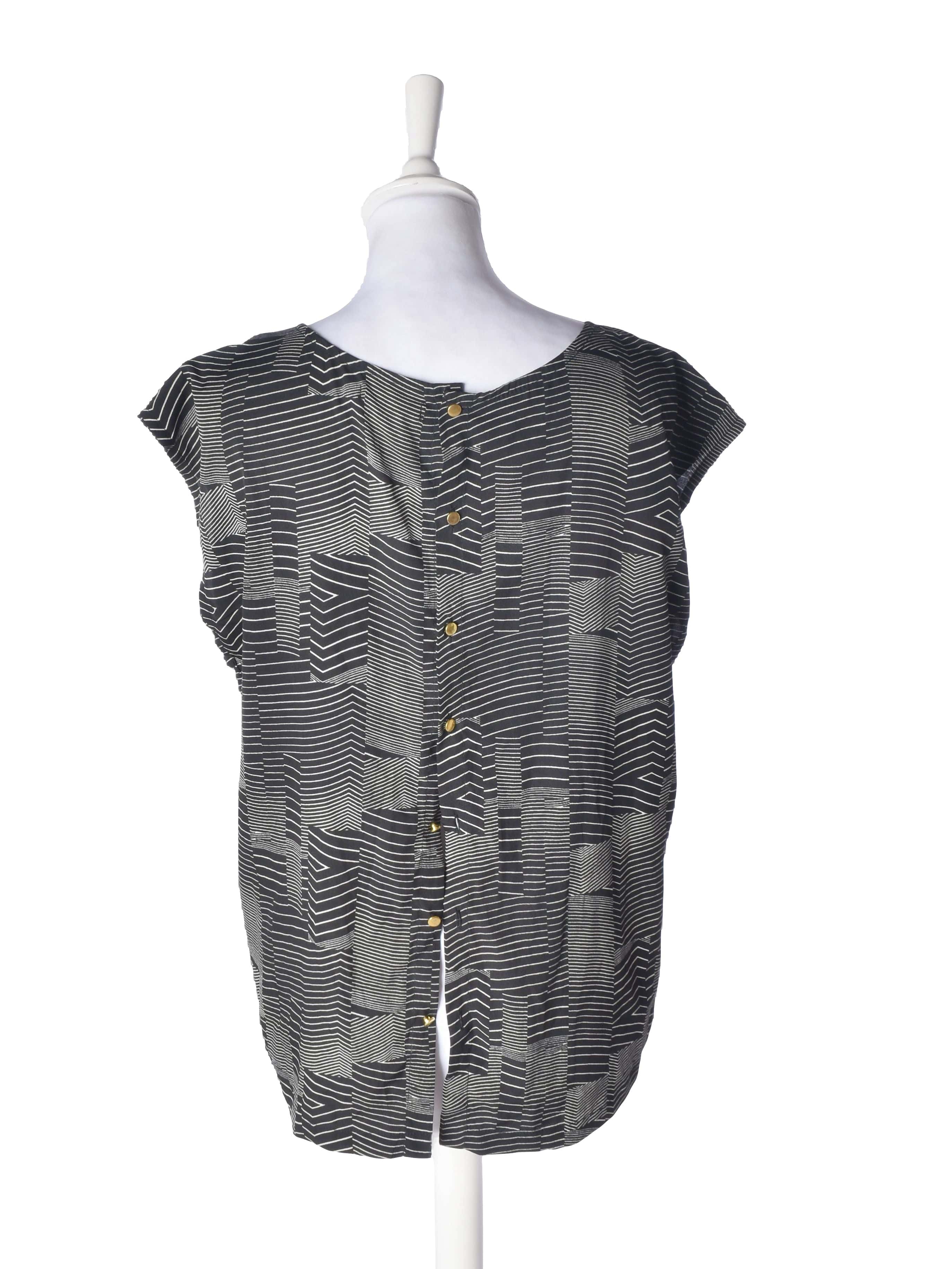 Soaked in Luxery Bluse - M / Sort / Kvinde - SassyLAB Secondhand