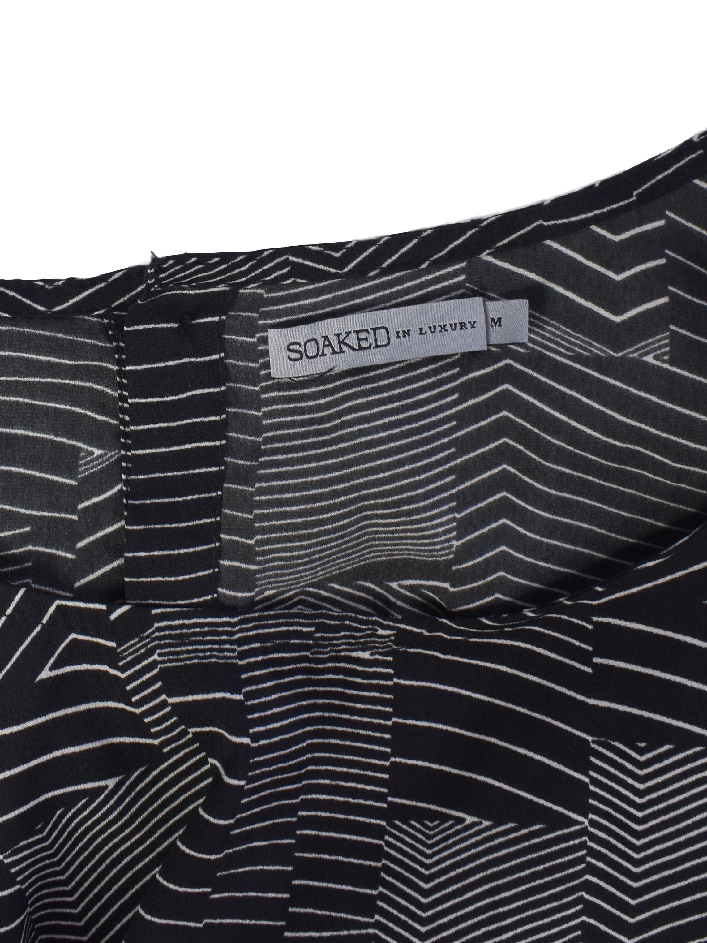 Soaked in Luxery Bluse - M / Sort / Kvinde - SassyLAB Secondhand