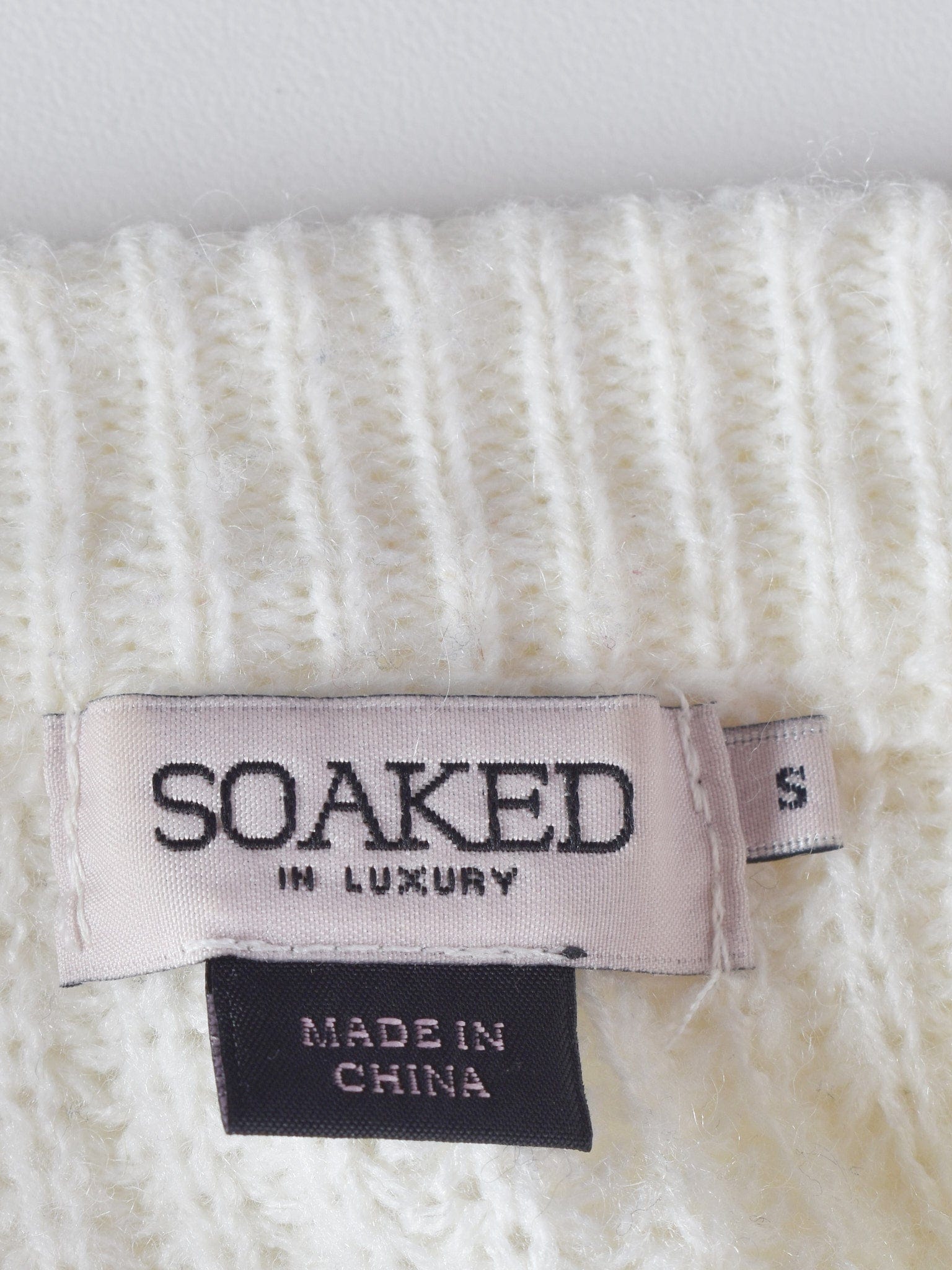 SOAKED in Luxery Strik - S / Multifarvet / Kvinde - SassyLAB Secondhand