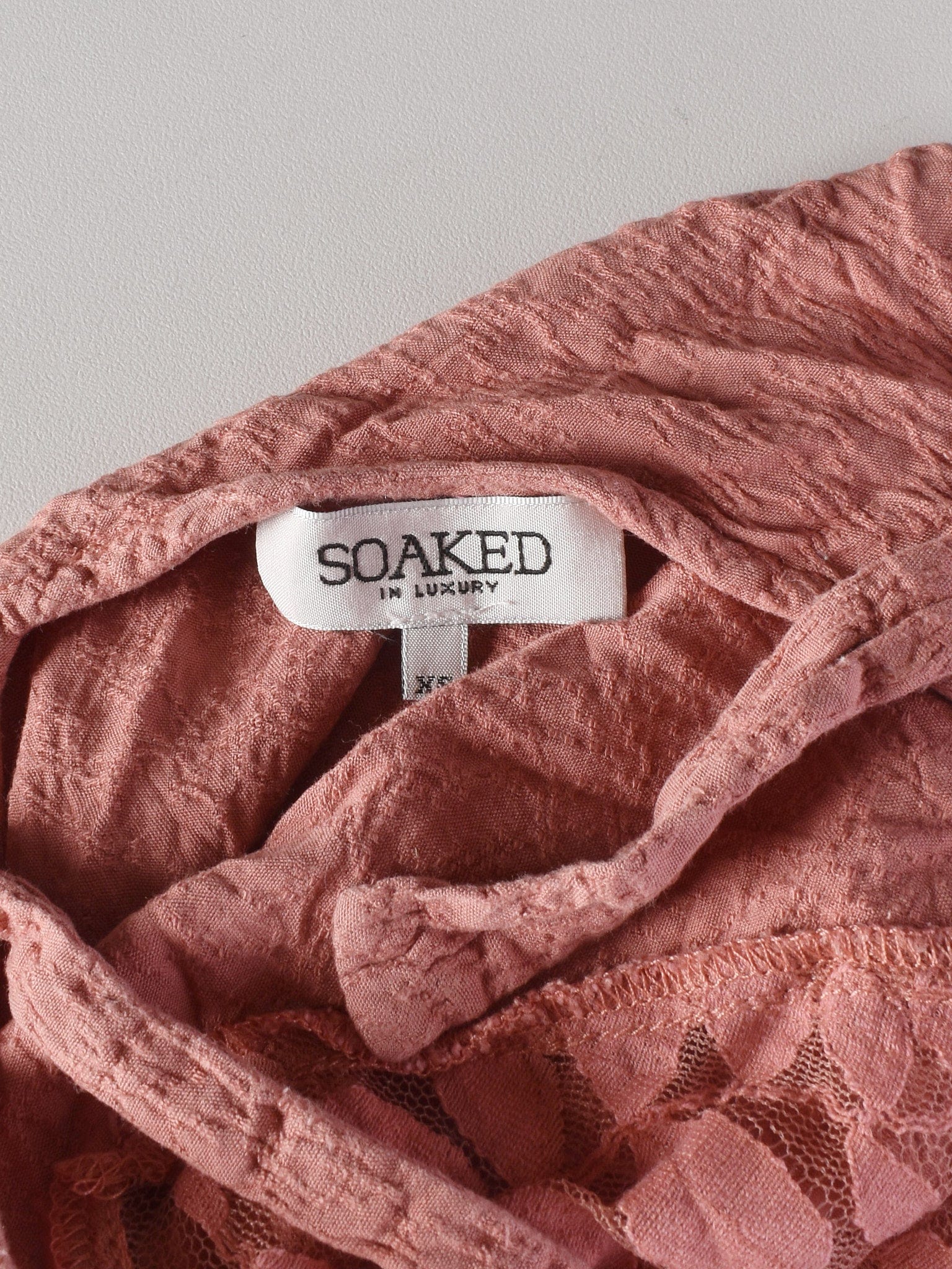 SOAKED in Luxery Tanktop - XS / Rosa / Kvinde - SassyLAB Secondhand