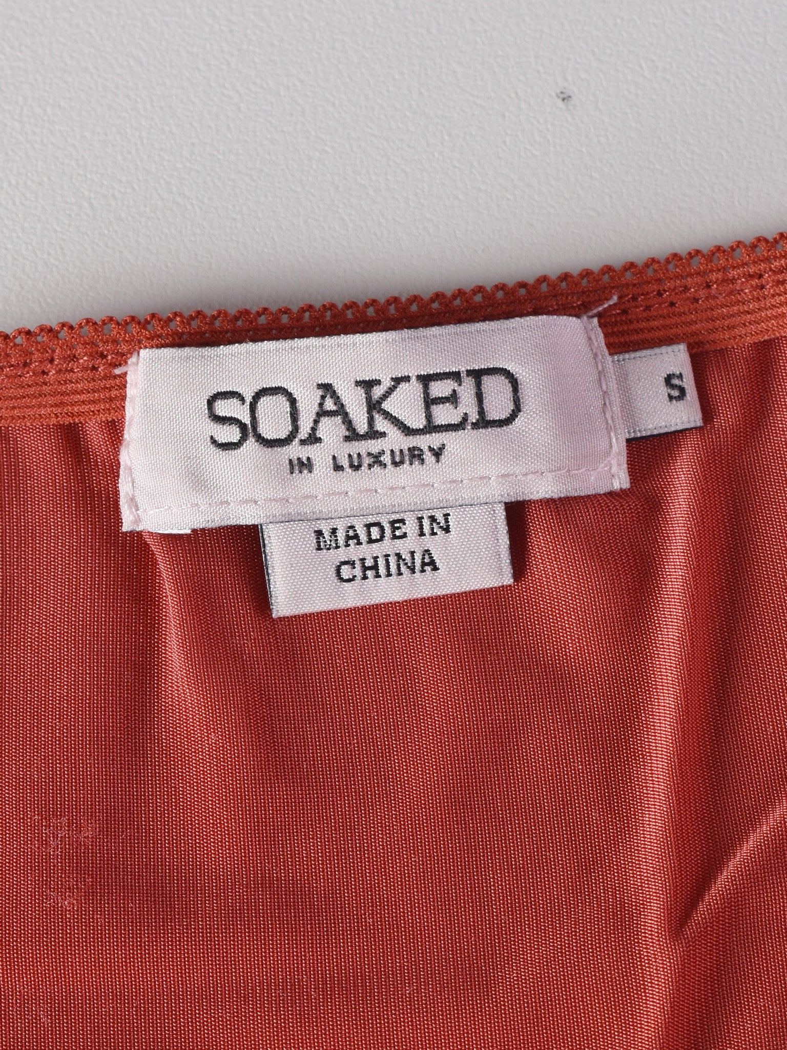 SOAKED in Luxery Top - S / Rød / Kvinde - SassyLAB Secondhand