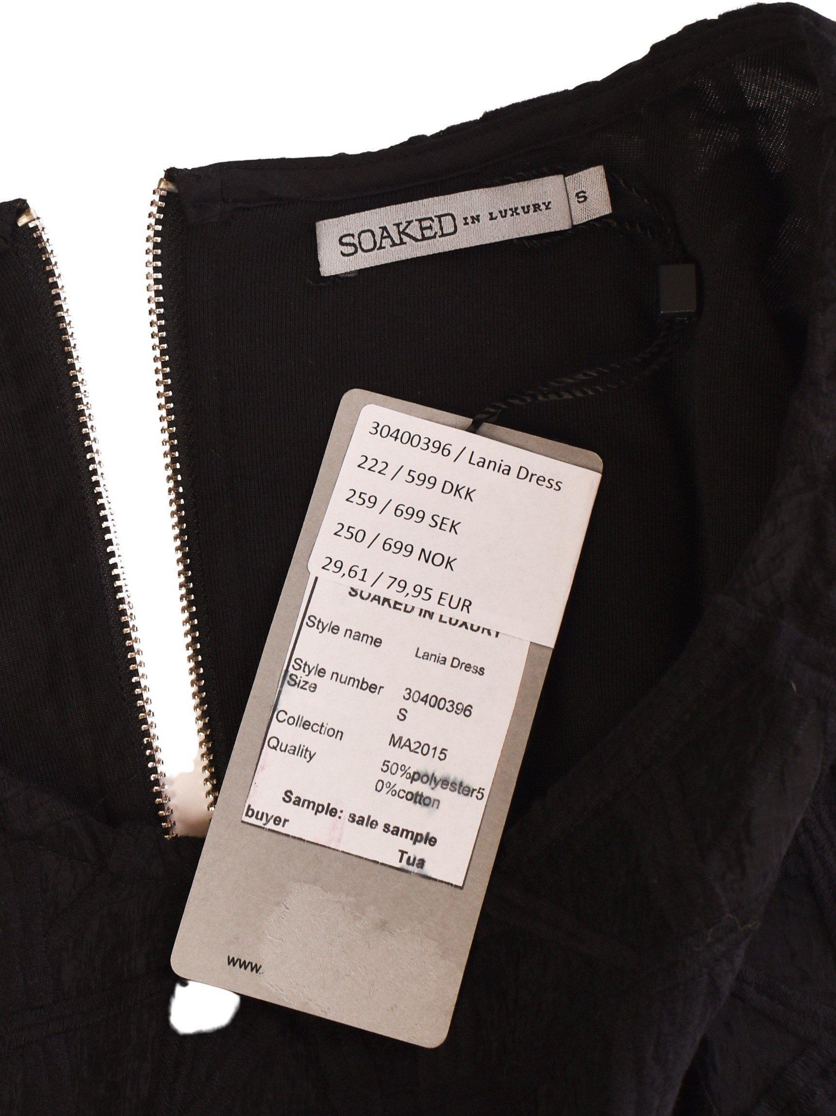Soaked in Luxury Kjole - S / Sort / Kvinde - SassyLAB Secondhand