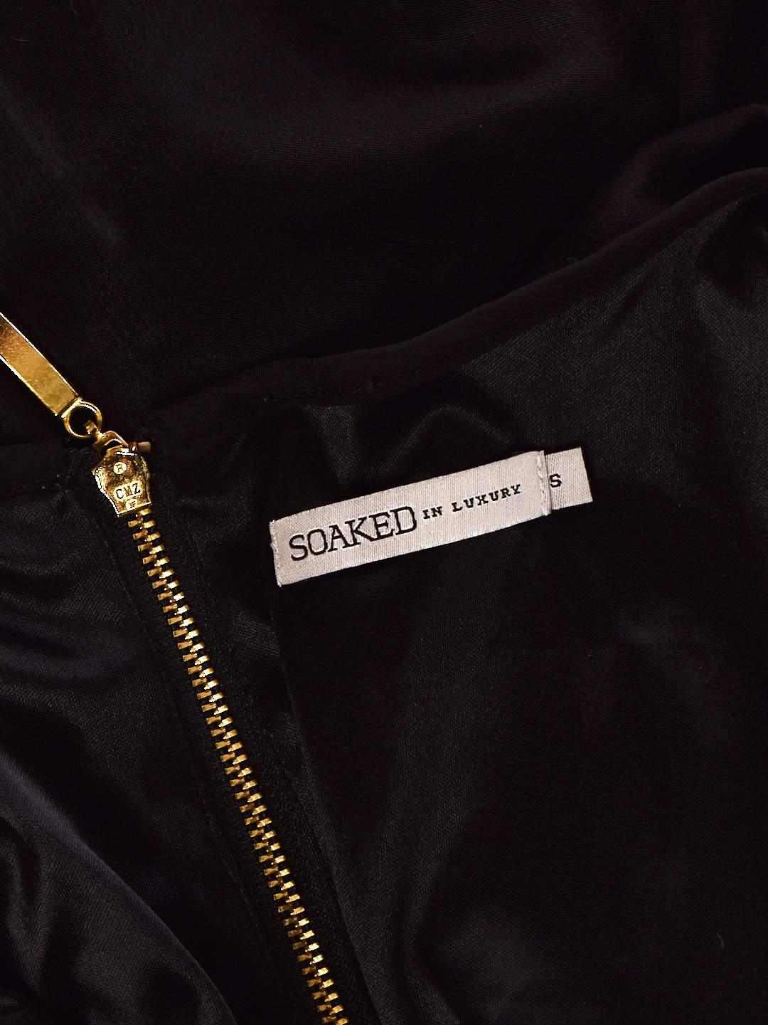 Soaked in Luxury Kjole - S / Sort / Kvinde - SassyLAB Secondhand