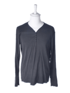 Solid Jeans Bluse - XL / Sort / Mand - SassyLAB Secondhand