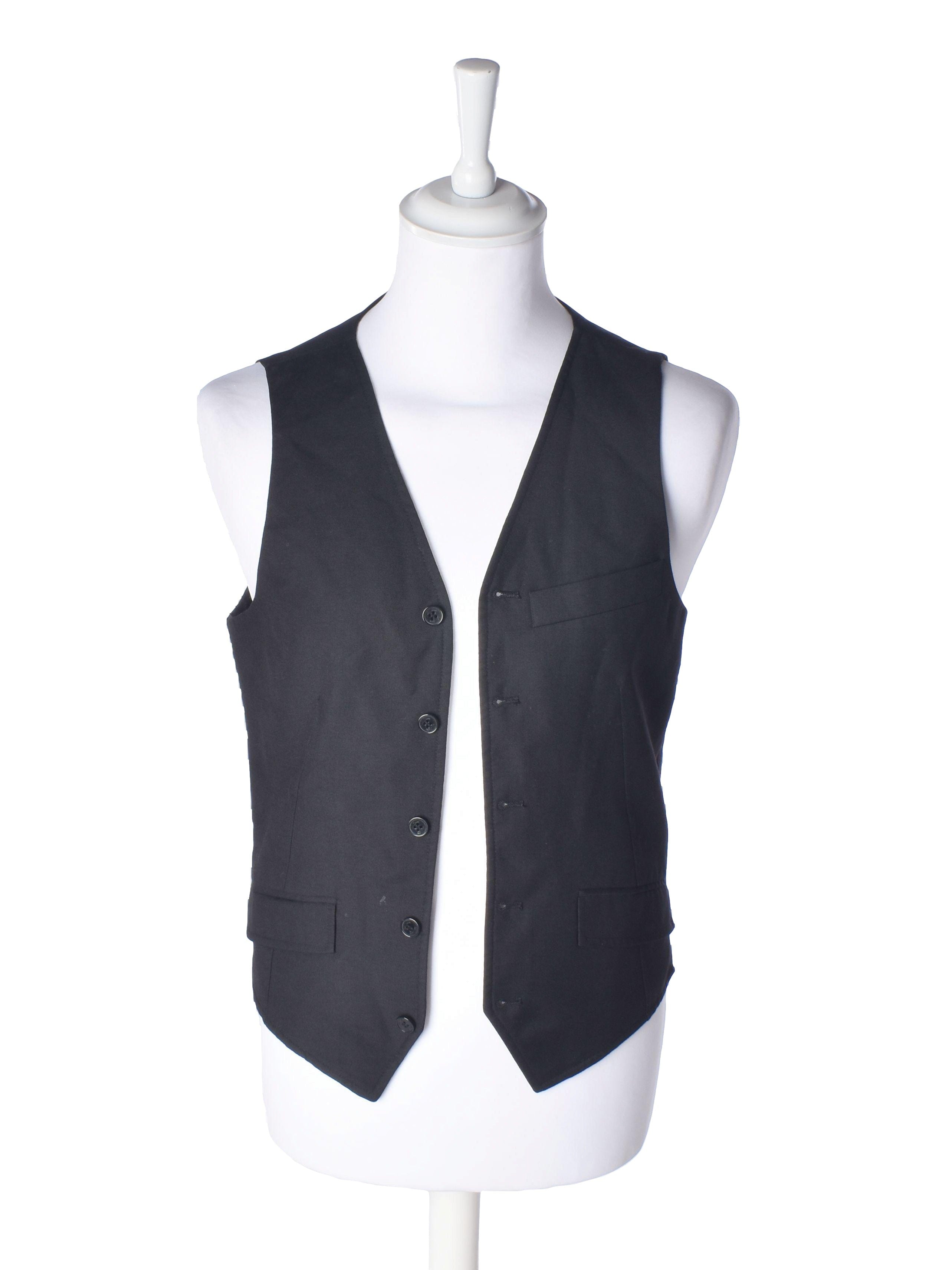 Solid Luxury Vest - S / Sort / Kvinde - SassyLAB Secondhand