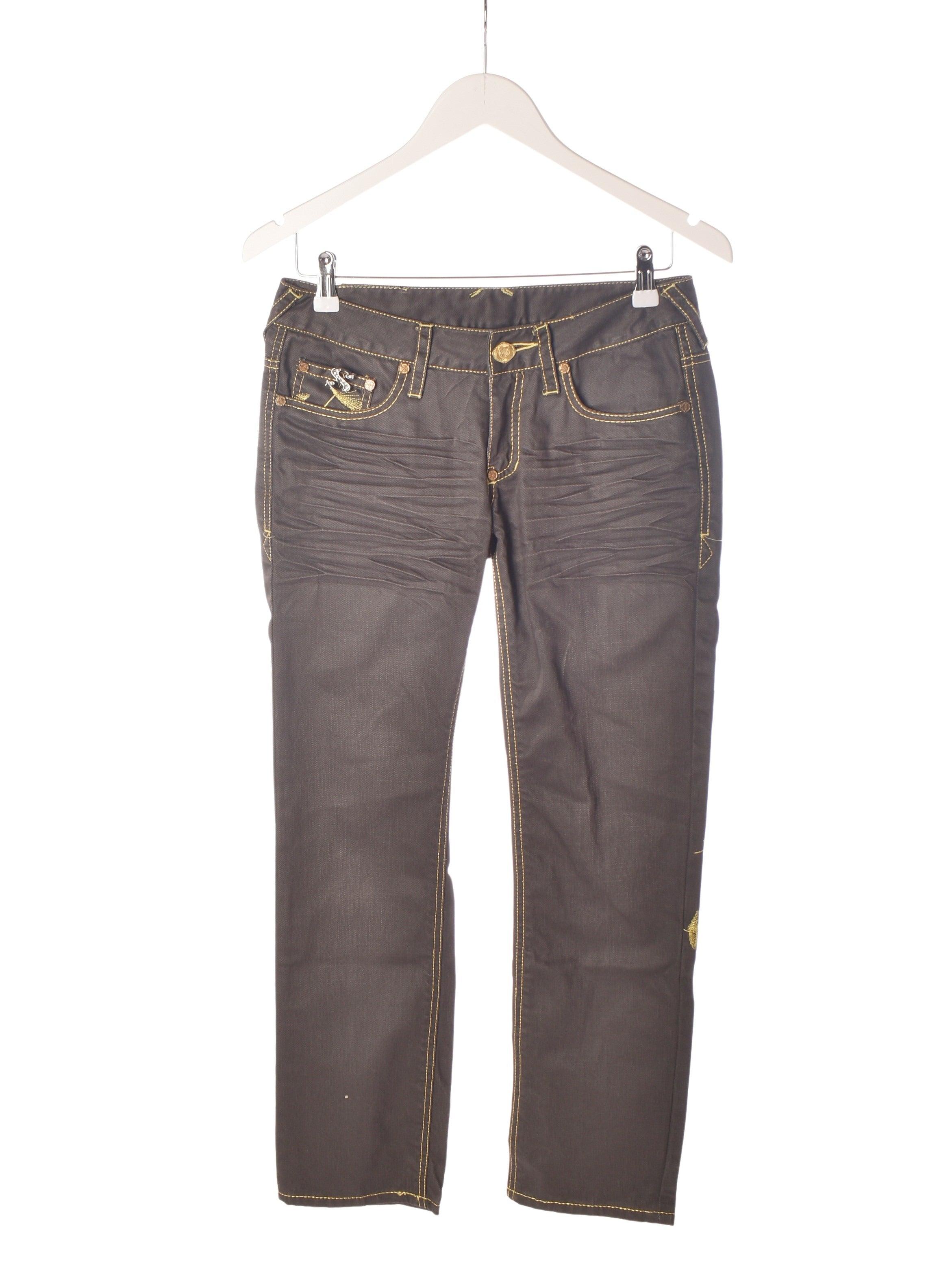 Soone Geisha Jeans - S / Grå / Kvinde - SassyLAB Secondhand