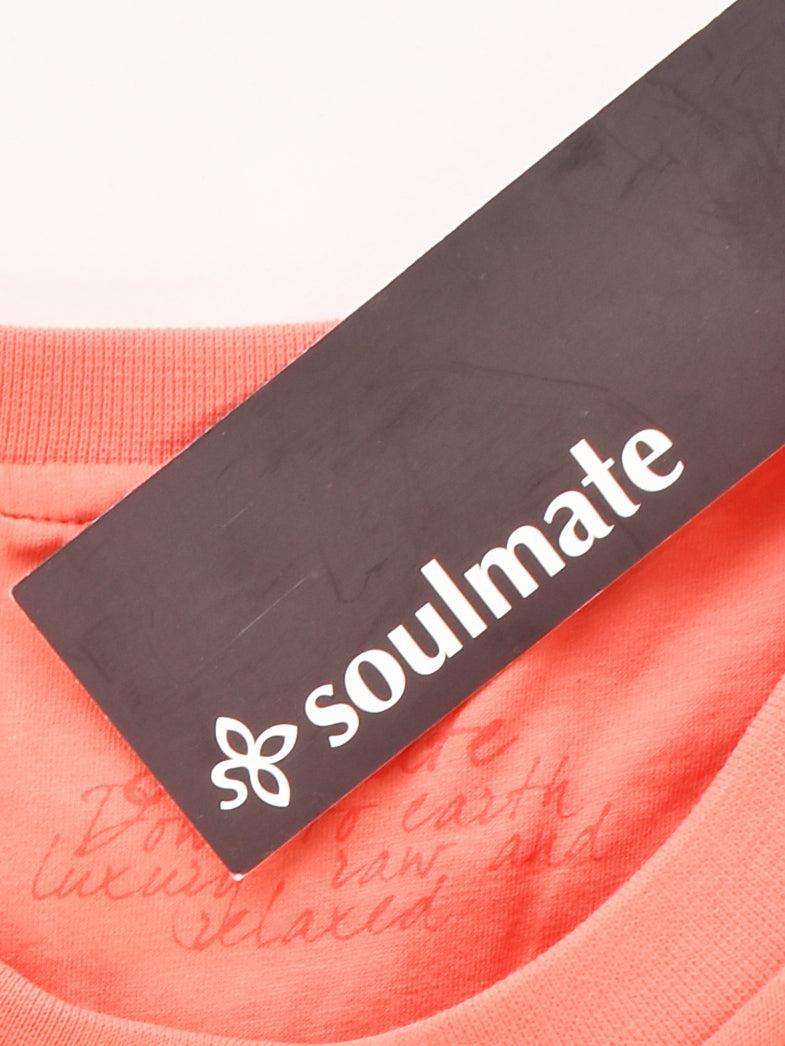 Soulmate Sweatshirt - S / Koral / Kvinde - SassyLAB Secondhand
