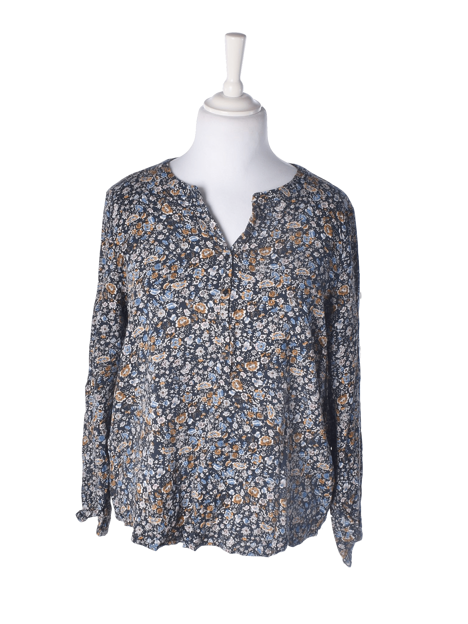 Soyaconcept Bluse - XXL / Blomstret / Kvinde - SassyLAB Secondhand