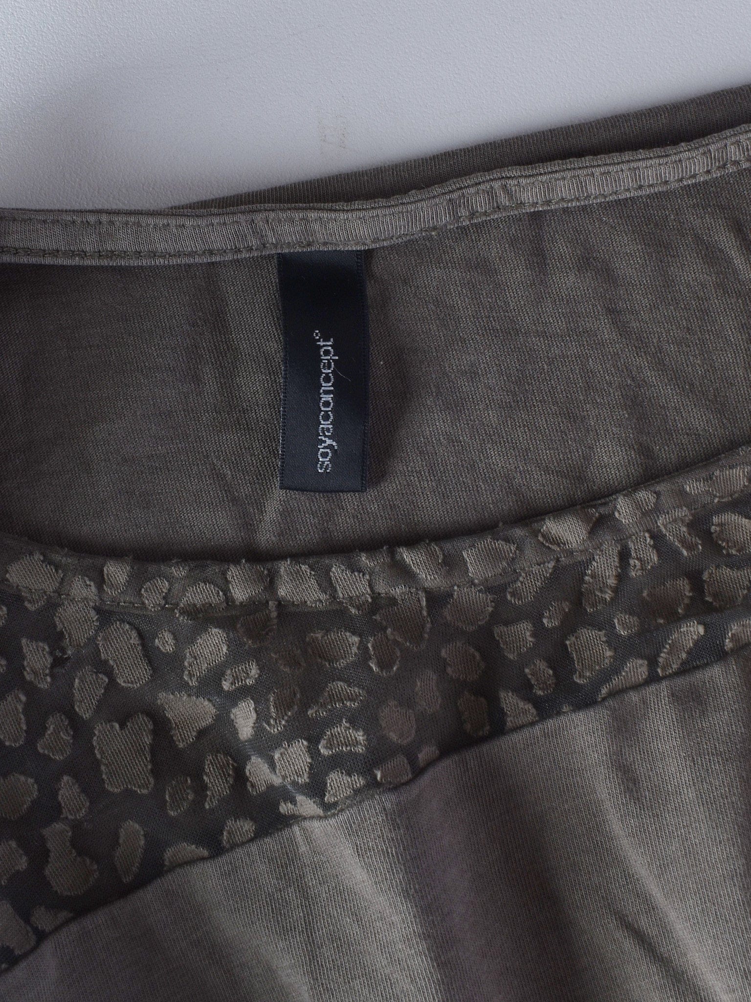 Soyaconcept T-Shirt - S / Grøn / Kvinde - SassyLAB Secondhand