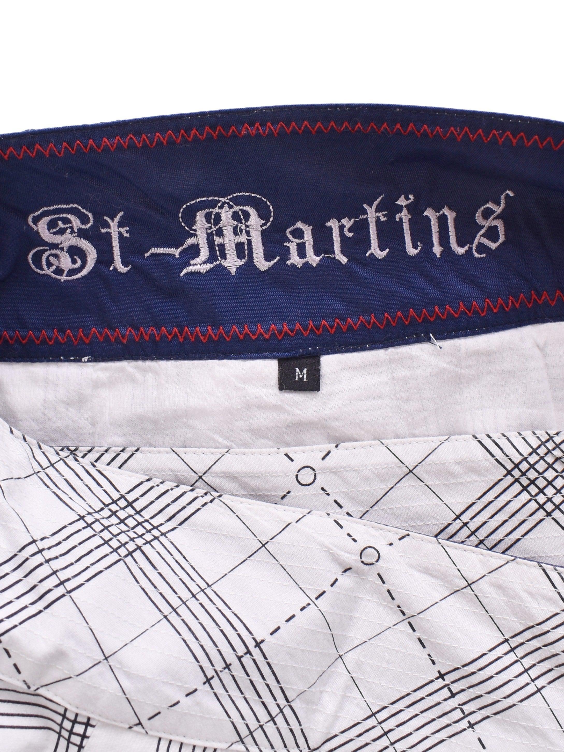 St Martins Nederdel - M / Hvid / Kvinde - SassyLAB Secondhand