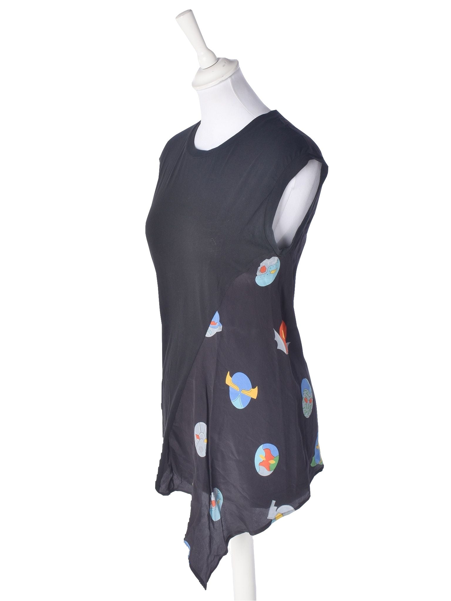 Stella Mccartney Bluse - 42 / Sort / Kvinde - SassyLAB Secondhand