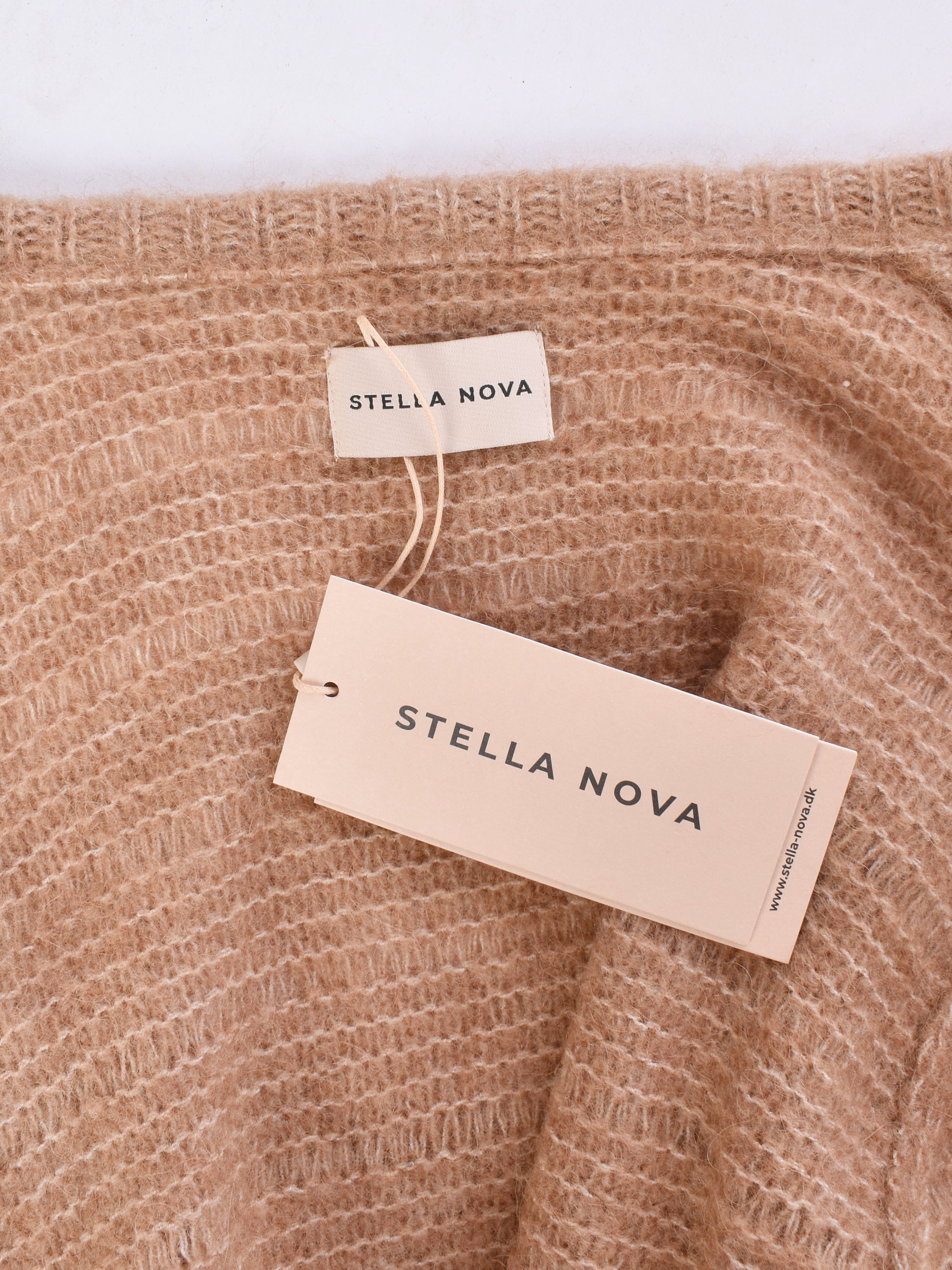 Stella Nova Cardigan - XL / Brun / Kvinde - SassyLAB Secondhand