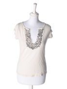 Stella Nova T-Shirt - S / Beige / Kvinde - SassyLAB Secondhand