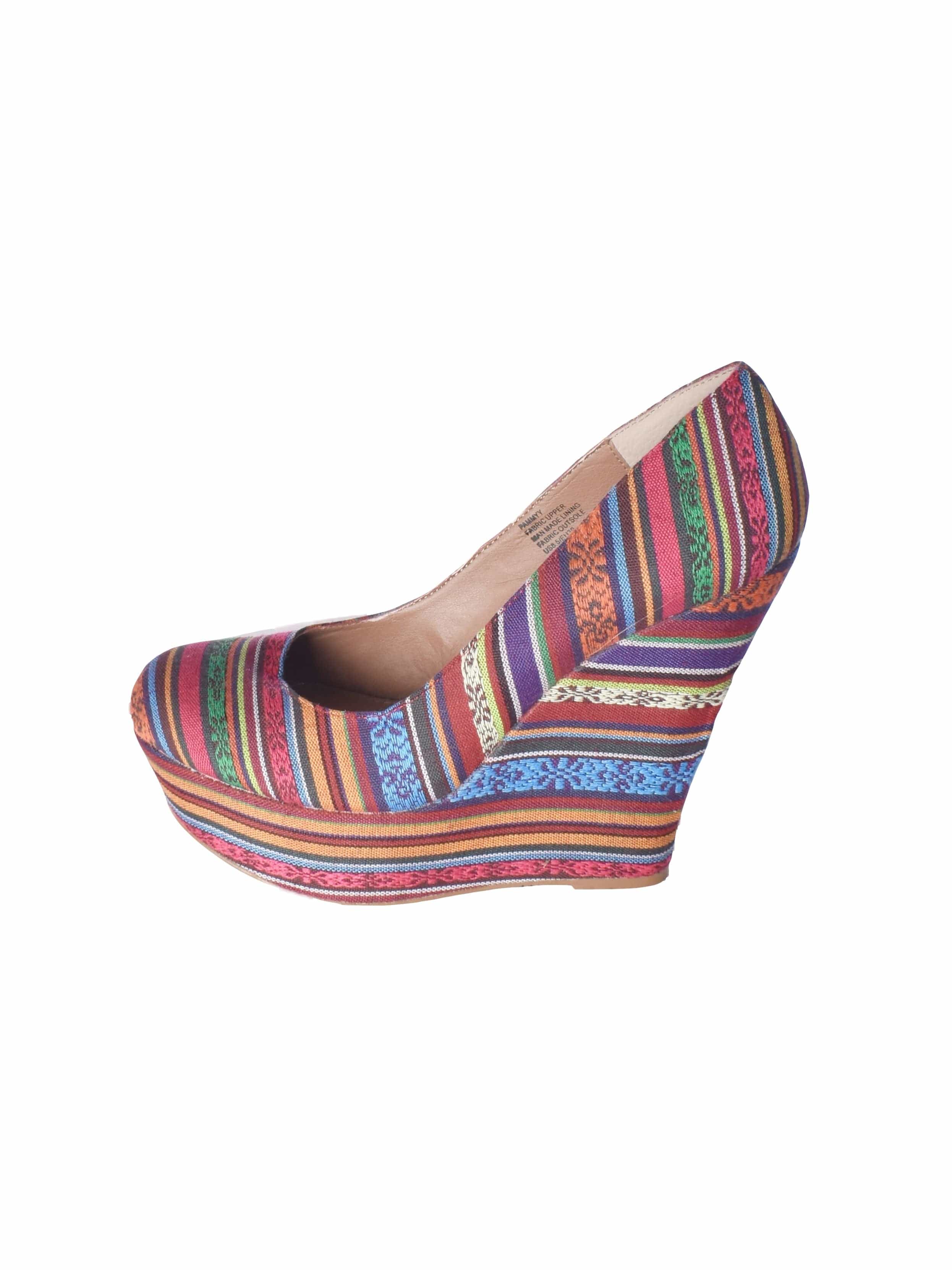 Steve Madden Kilehæl - 39 / Multifarvet / Kvinde - SassyLAB Secondhand