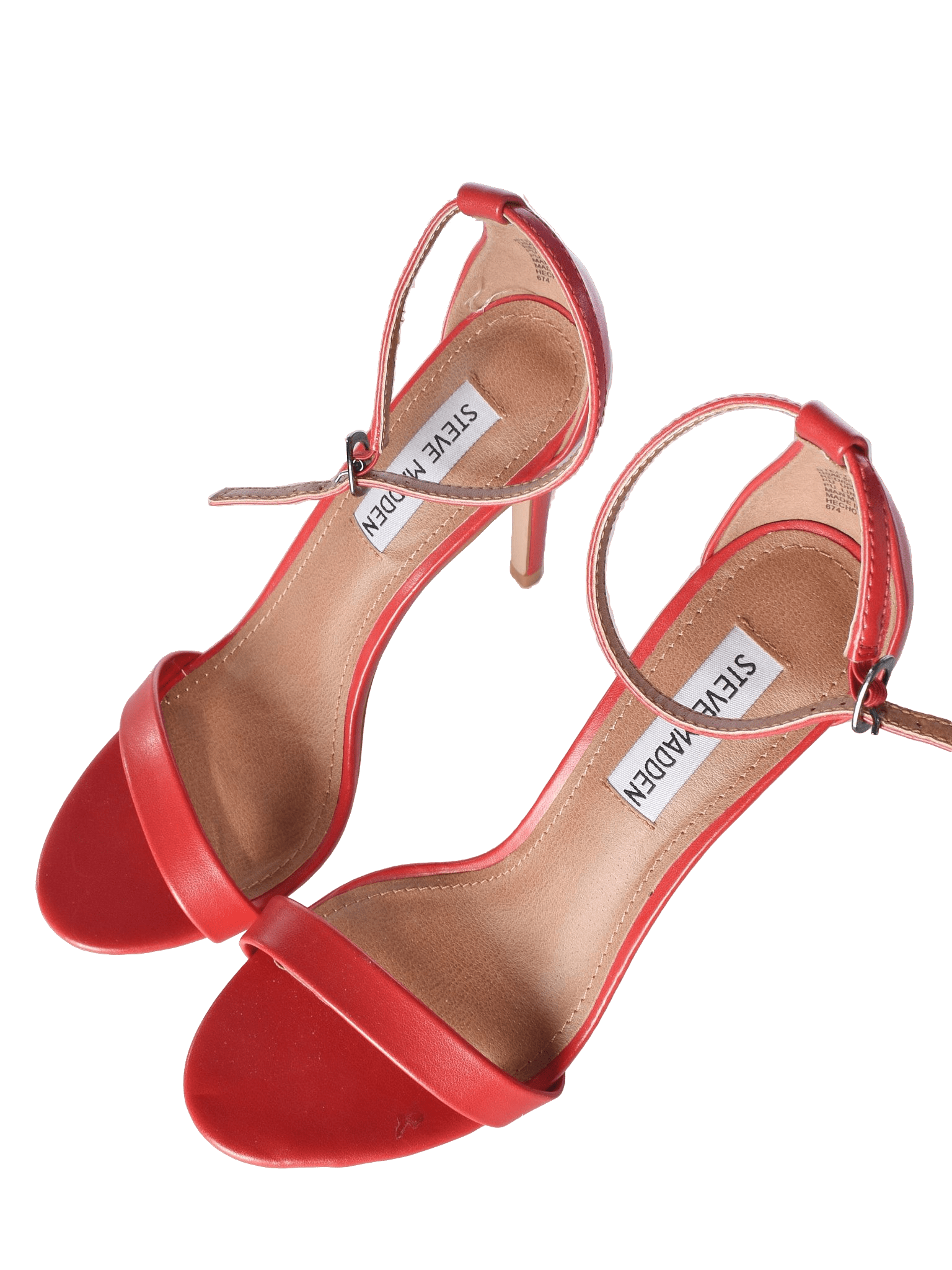 Steve Madden Stiletter - 37 / Rød / Kvinde - SassyLAB Secondhand