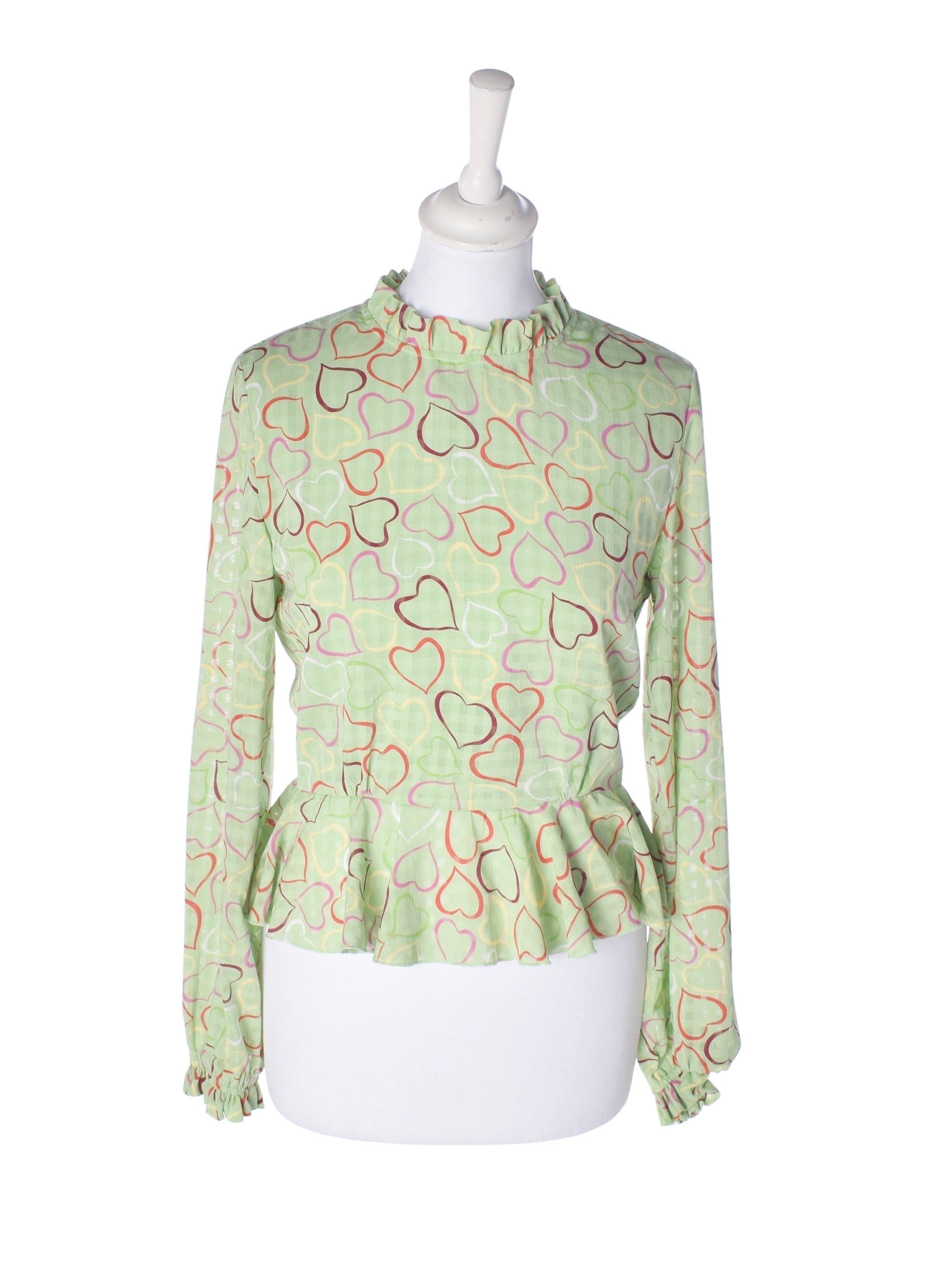 Stine Goya Bluse - XS / Grøn / Kvinde - SassyLAB Secondhand