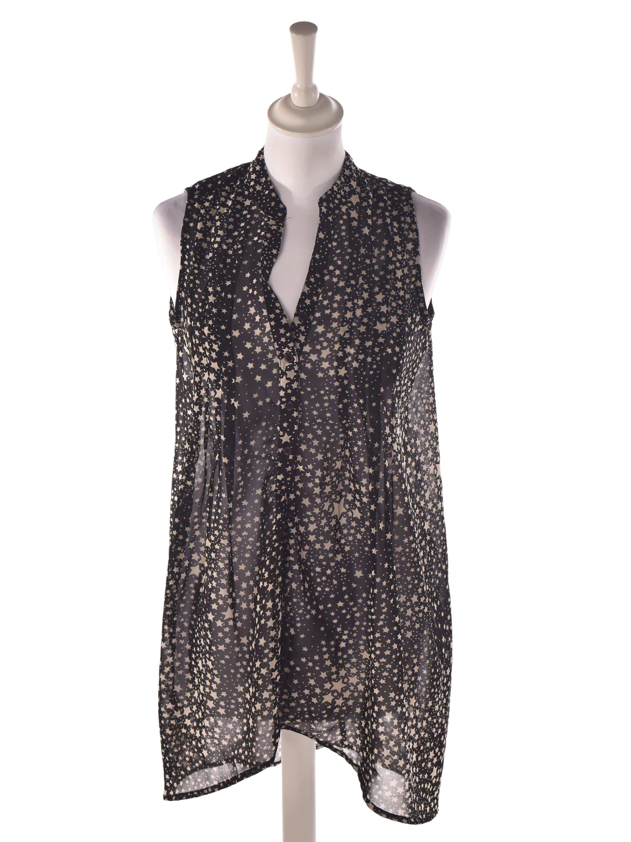 Stradivarius Bluse - S / Sort / Kvinde - SassyLAB Secondhand