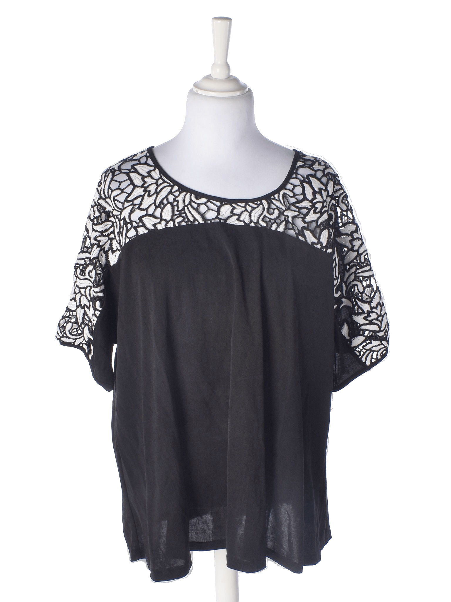 Studio Clothing Bluse - L / Sort / Kvinde - SassyLAB Secondhand