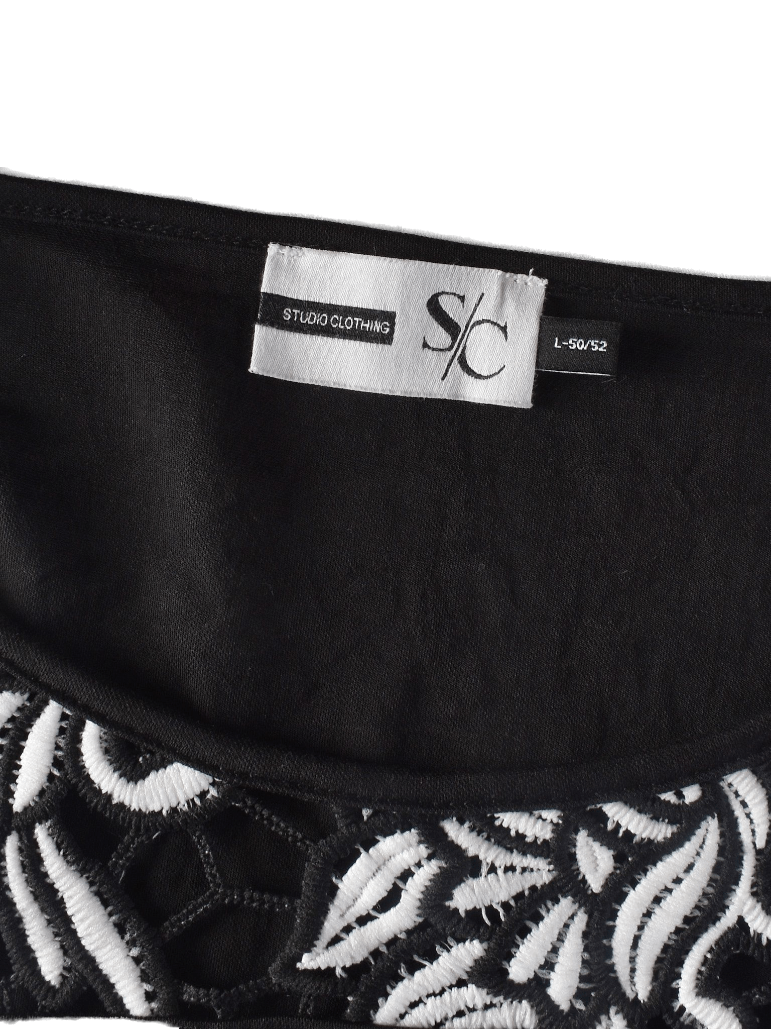 Studio Clothing Bluse - L / Sort / Kvinde - SassyLAB Secondhand