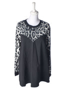 Studio Clothing Bluse - XS / Dyreprint / Kvinde - SassyLAB Secondhand