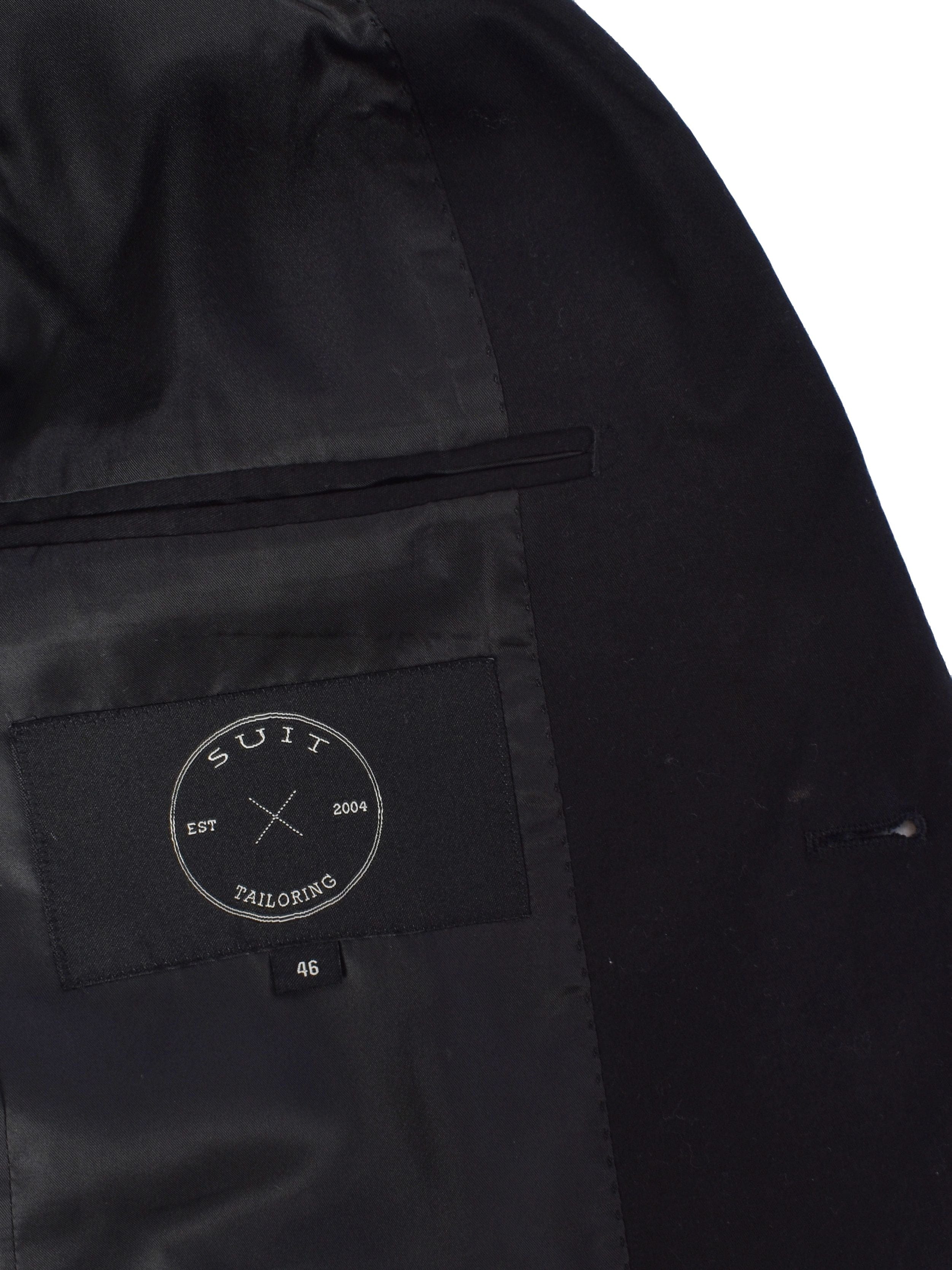Suit Blazer - 46 / Sort / Mand - SassyLAB Secondhand