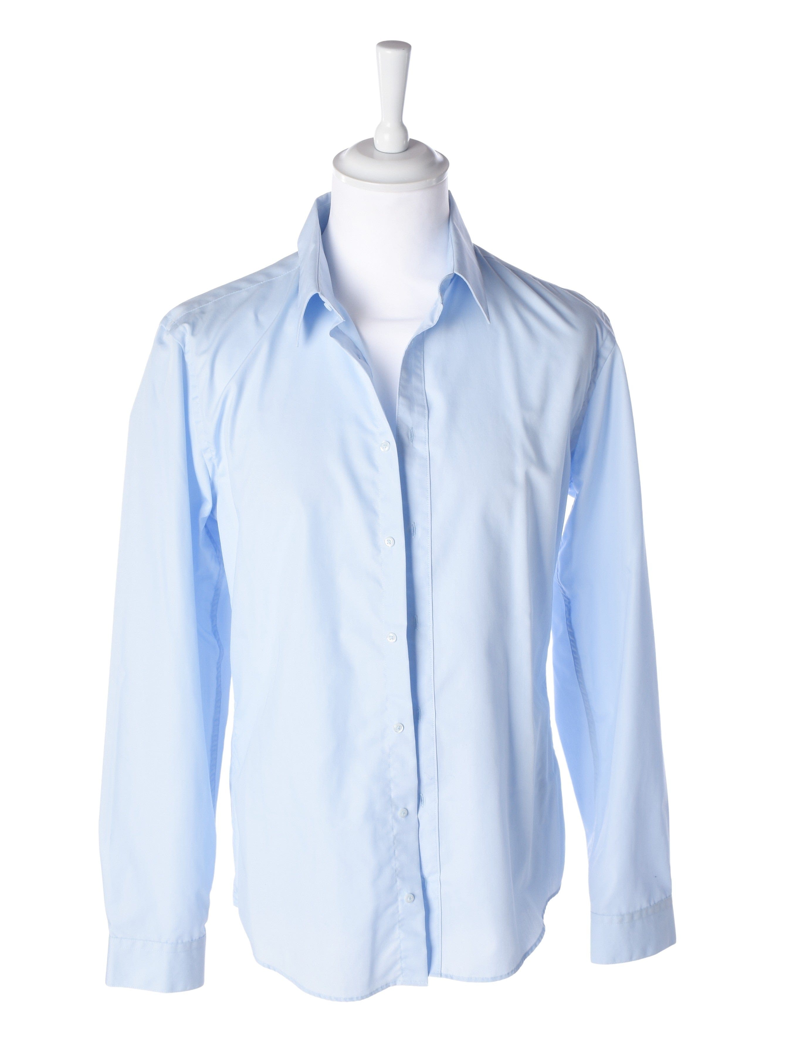Suit Skjorte - M / Blå / Mand - SassyLAB Secondhand