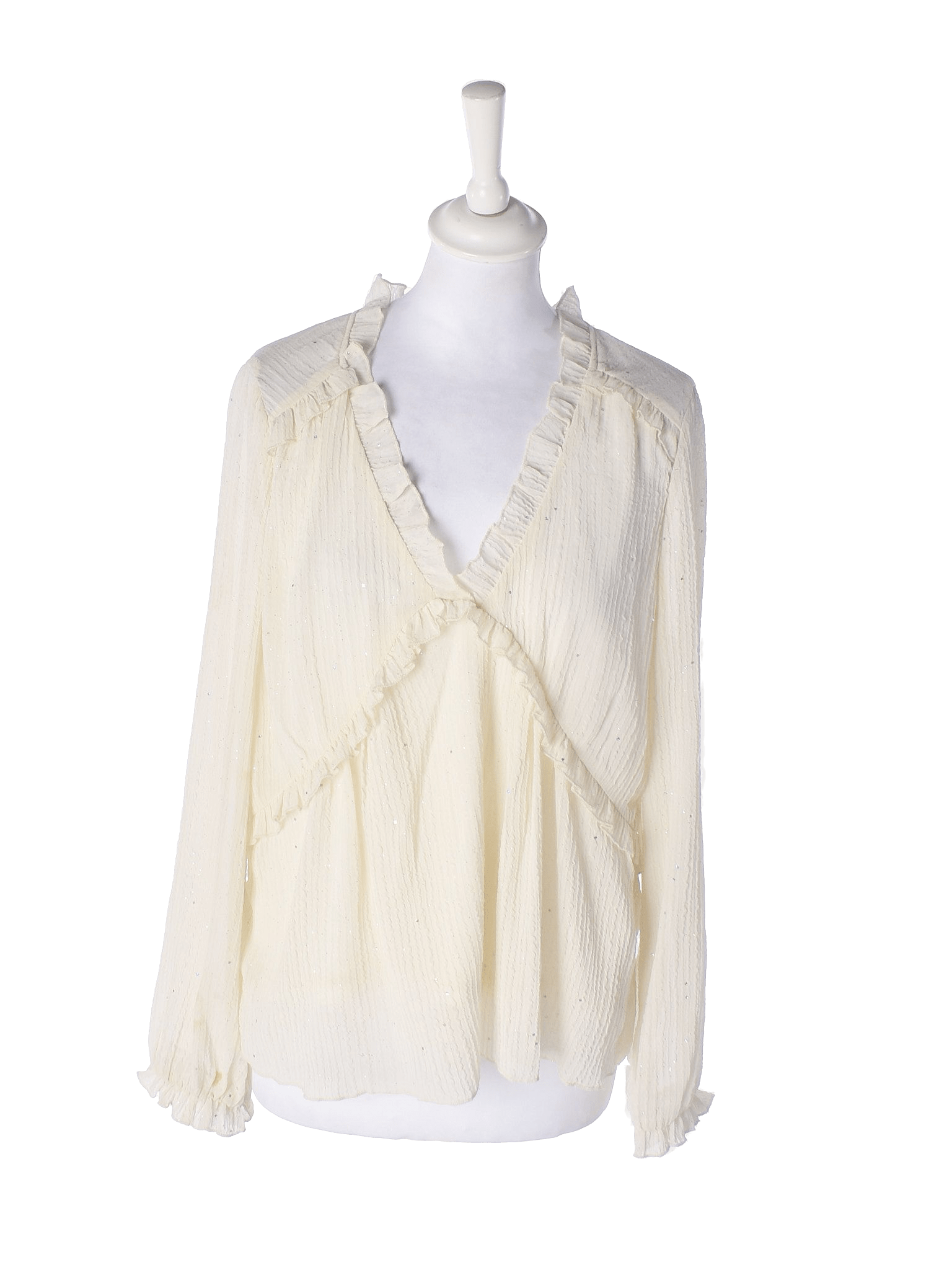 Sweewë Bluse - M / Hvid / Kvinde - SassyLAB Secondhand