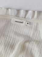 Sweewë Bluse - M / Hvid / Kvinde - SassyLAB Secondhand