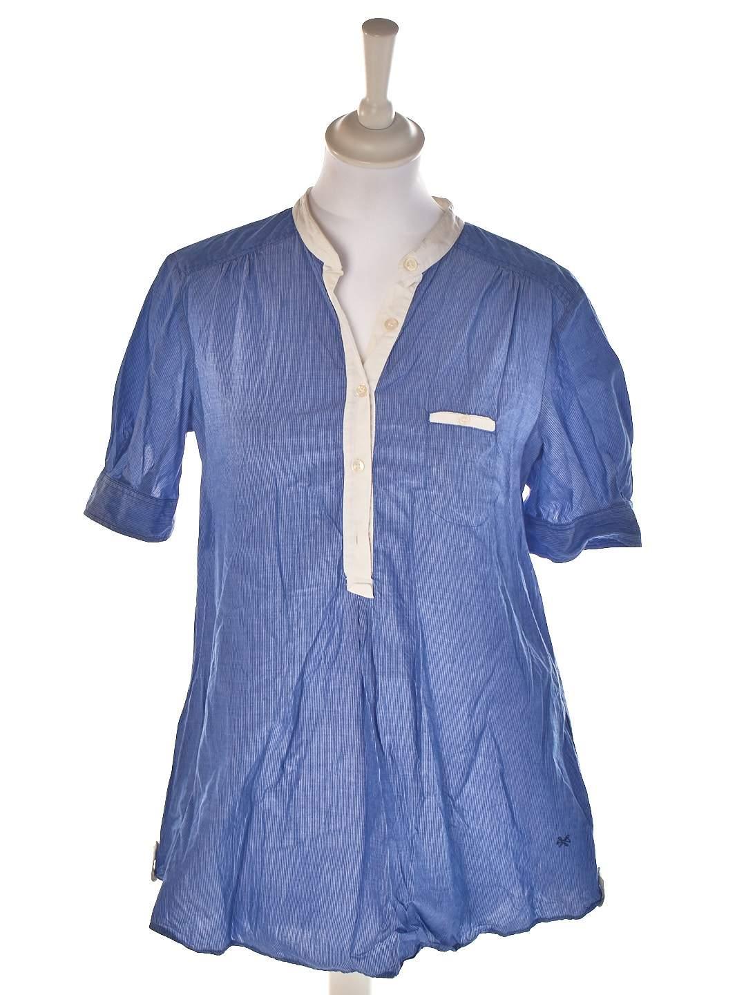 Thomas Burberry Skjorte - S / Blå / Kvinde - SassyLAB Secondhand