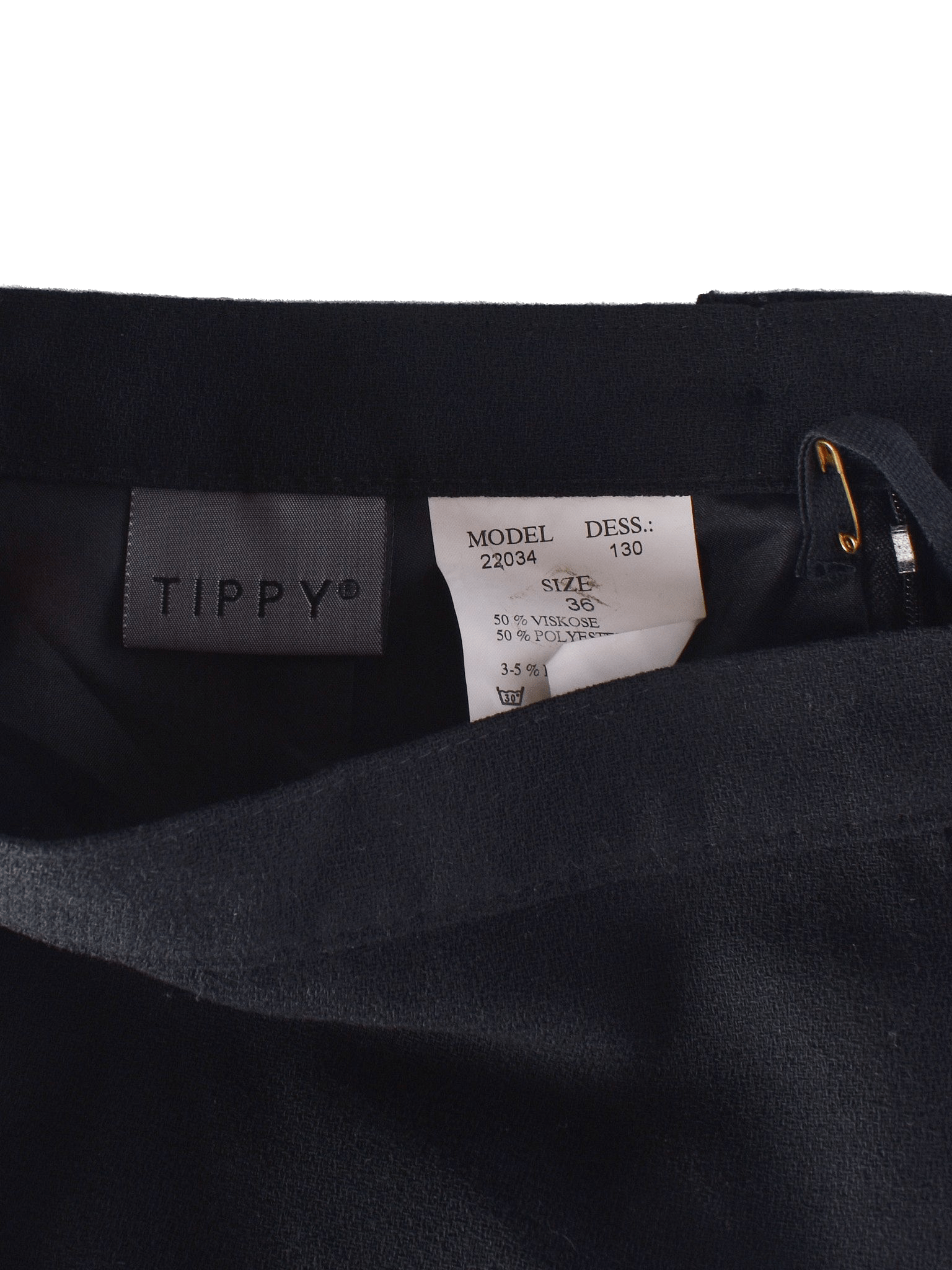 Tippy Nederdel - 36 / Sort / Kvinde - SassyLAB Secondhand