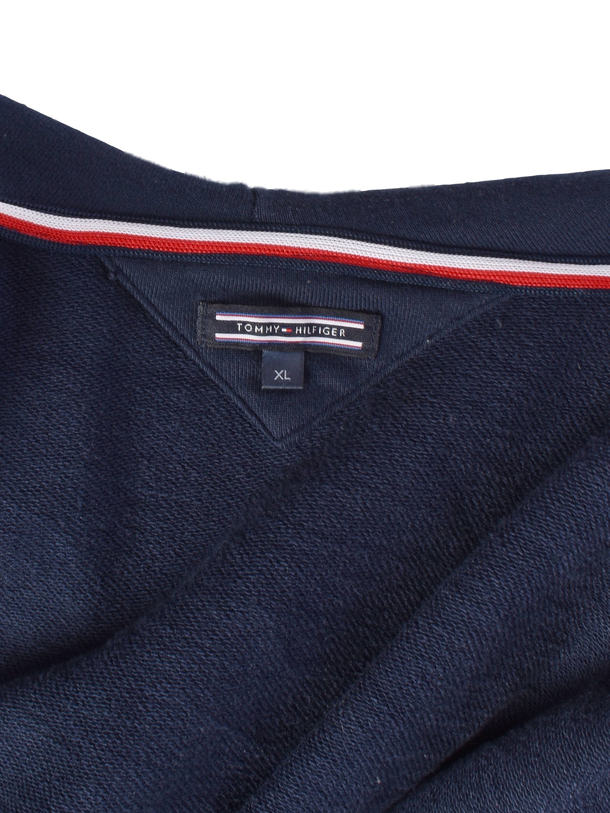 Tommy Hilfiger Hoodie - XL / Blå / Kvinde - SassyLAB Secondhand