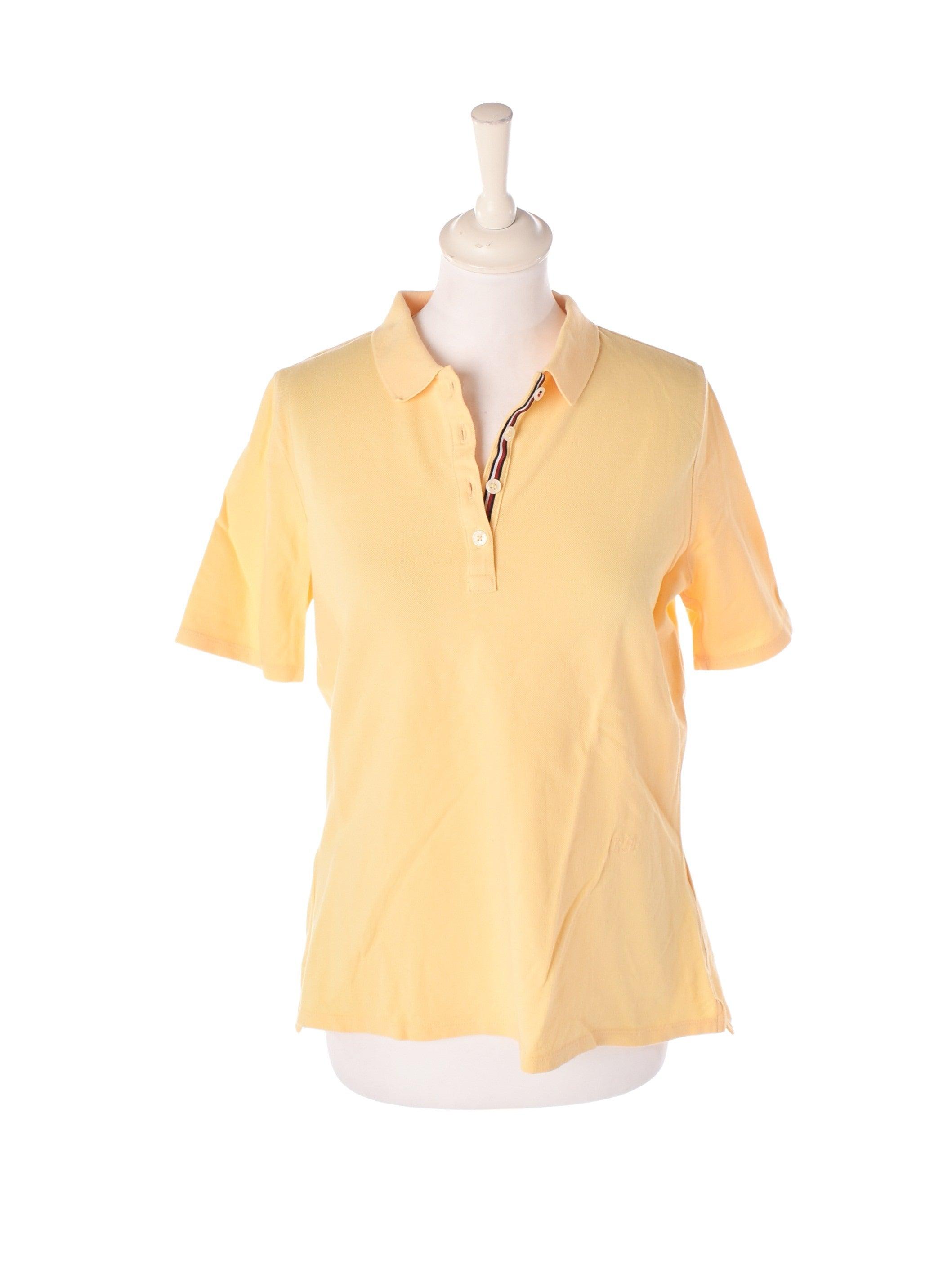 Tommy Hilfiger Polo - L / Gul / Kvinde - SassyLAB Secondhand