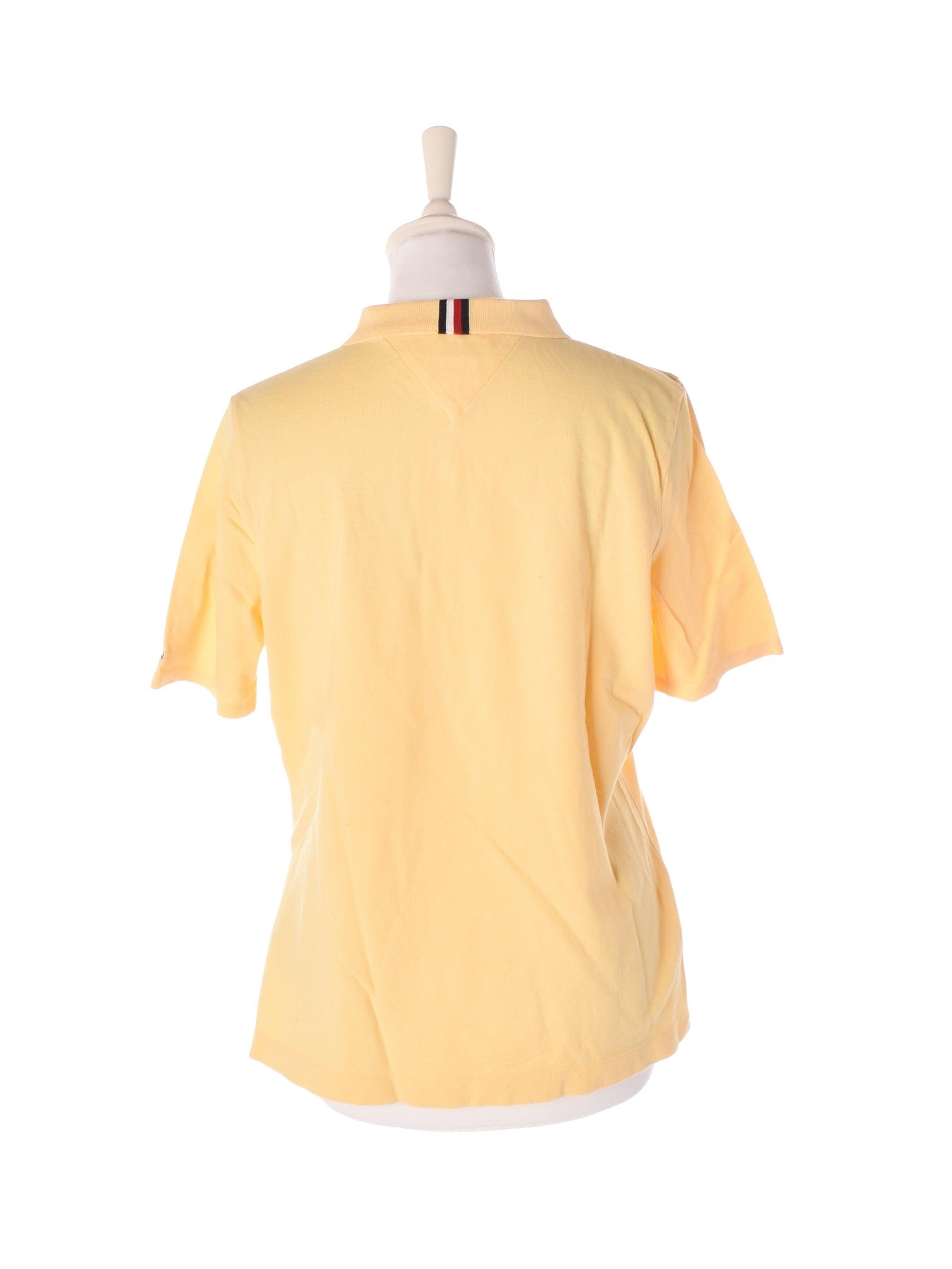 Tommy Hilfiger Polo - L / Gul / Kvinde - SassyLAB Secondhand