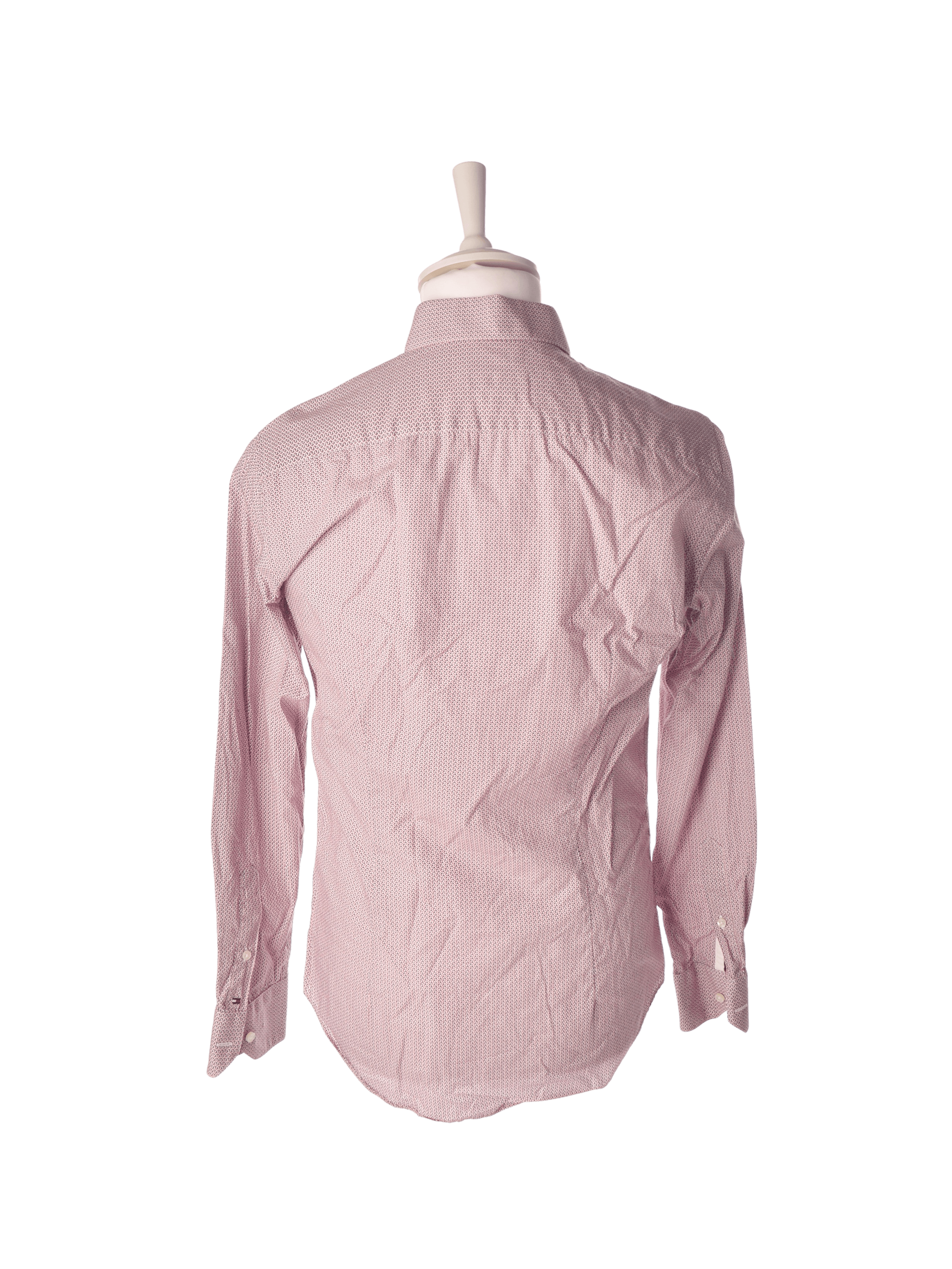 Tommy Hilfiger Skjorte - 38 / Rød / Mand - SassyLAB Secondhand