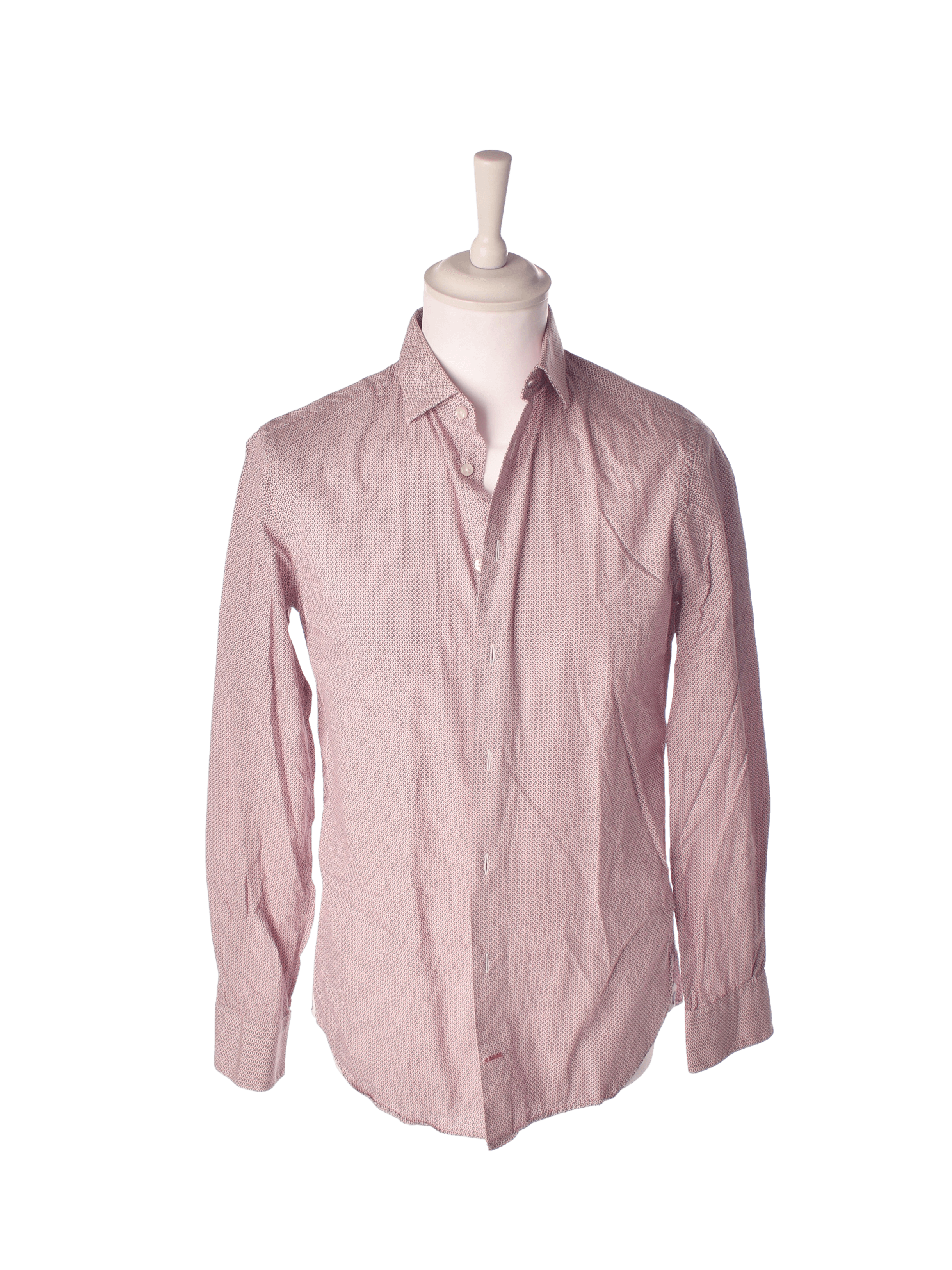 Tommy Hilfiger Skjorte - 38 / Rød / Mand - SassyLAB Secondhand