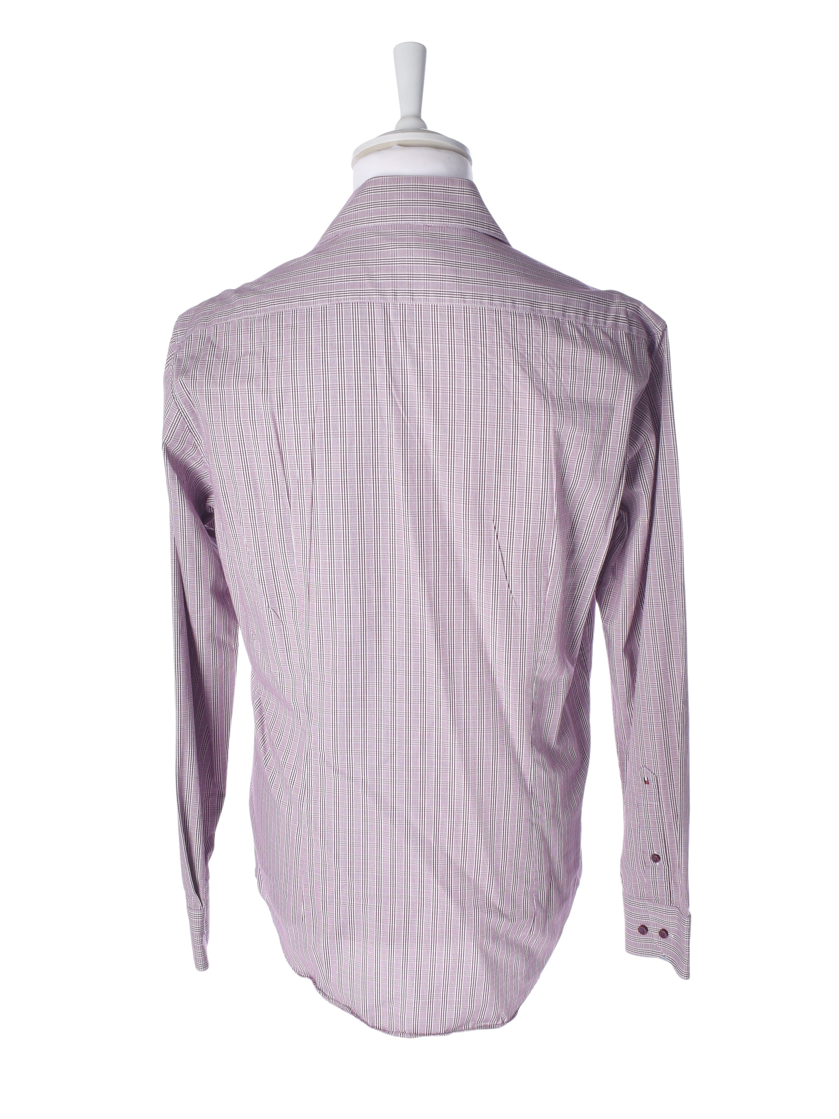 Tommy Hilfiger Skjorte - M / Bordeaux / Mand - SassyLAB Secondhand