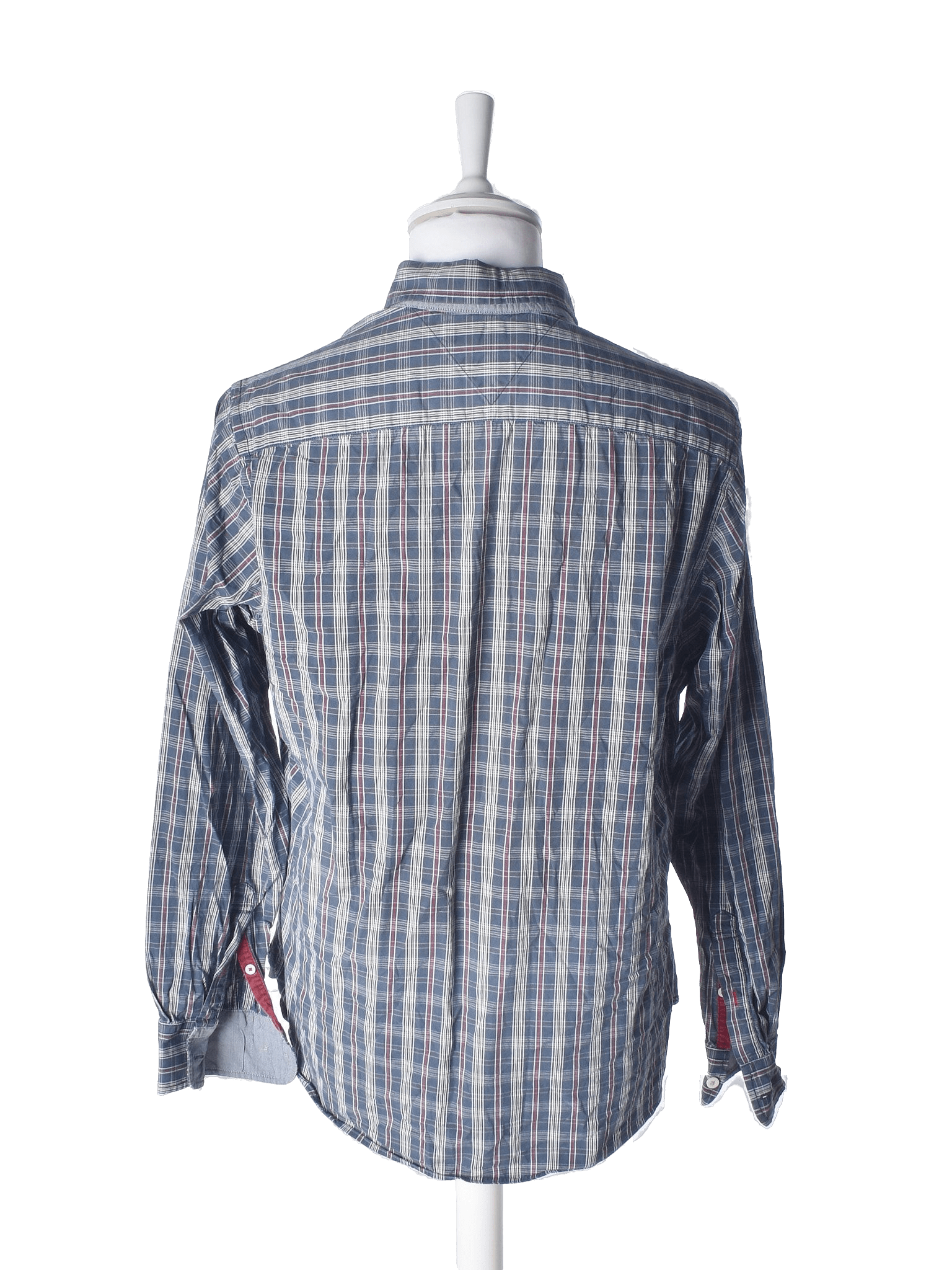 Tommy Hilfiger Skjorte - M / Grå / Mand - SassyLAB Secondhand