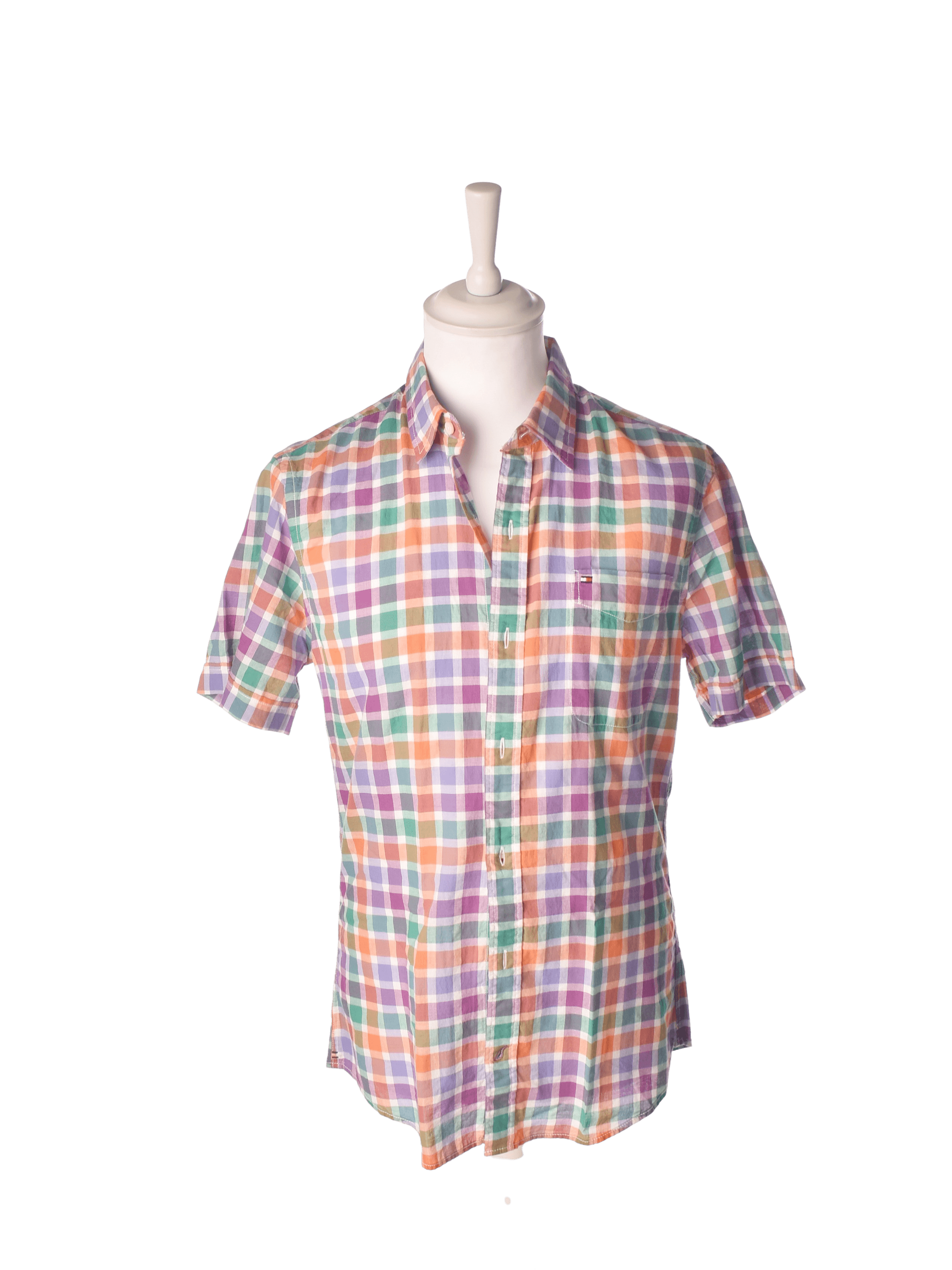 Tommy Hilfiger Skjorte - M / Multifarvet / Mand - SassyLAB Secondhand