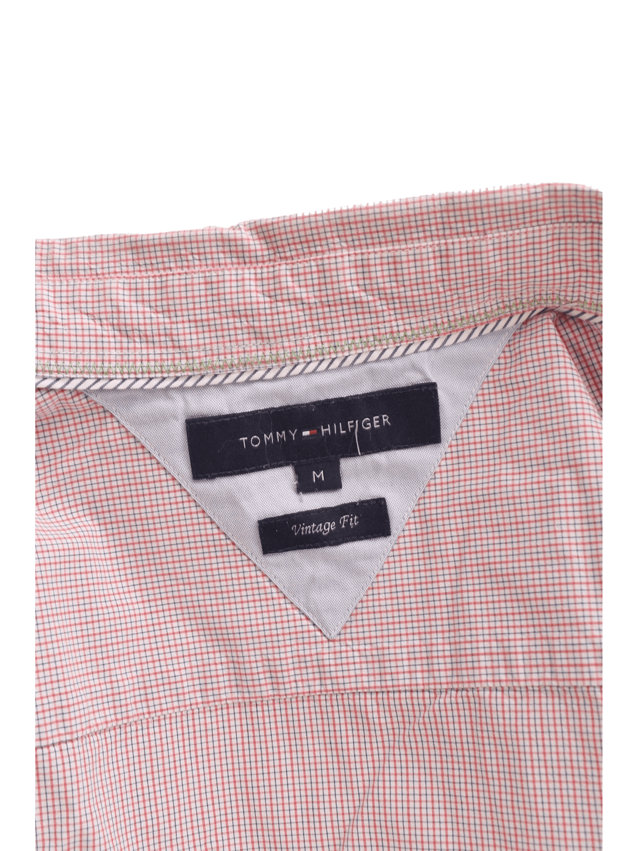Tommy Hilfiger Skjorte - M / Rød / Mand - SassyLAB Secondhand