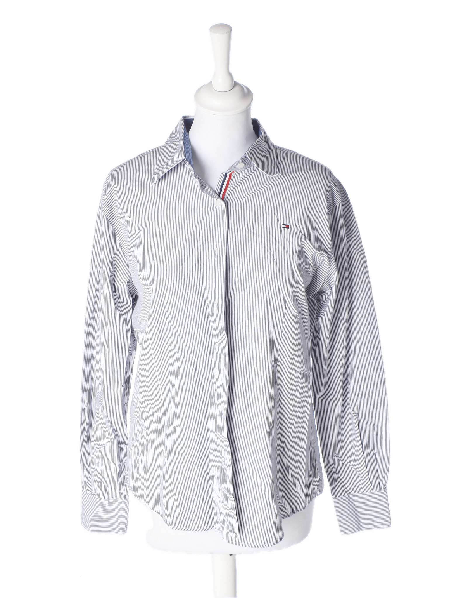 Tommy Hilfiger Skjorte - XL / Blå / Kvinde - SassyLAB Secondhand
