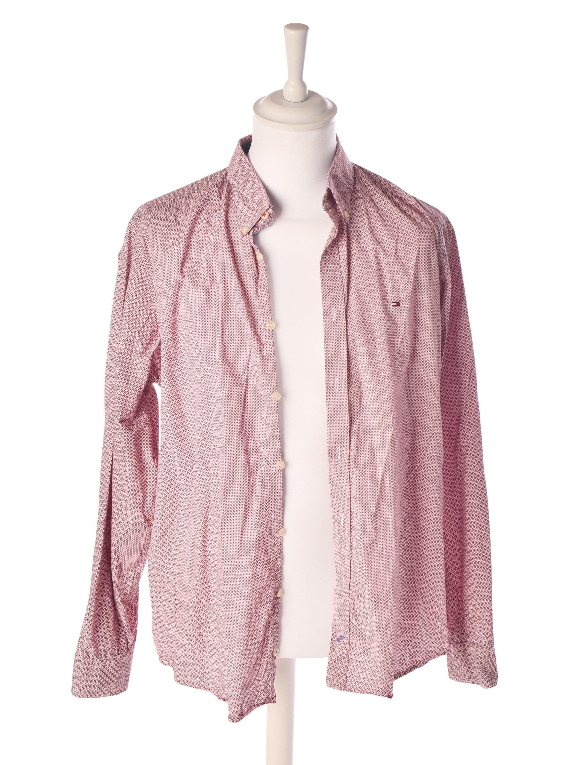 Tommy Hilfiger Skjorte - XXL / Rød / Kvinde - SassyLAB Secondhand