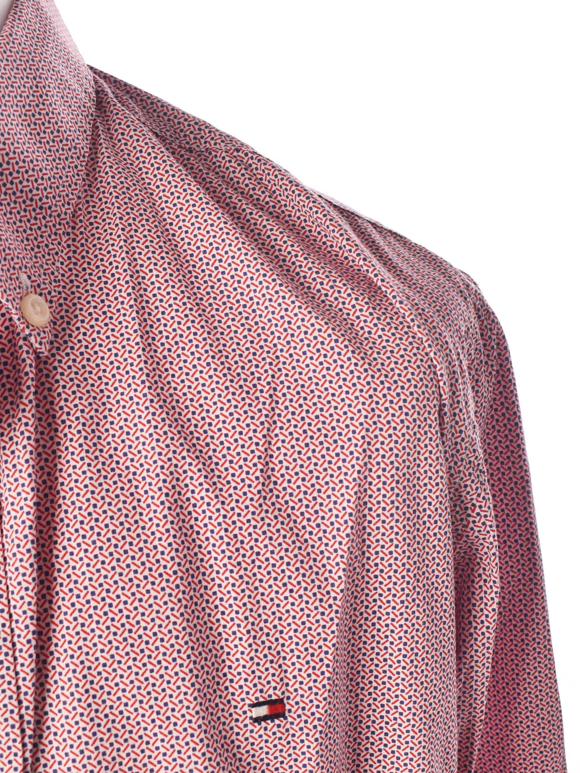 Tommy Hilfiger Skjorte - XXL / Rød / Kvinde - SassyLAB Secondhand
