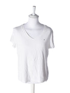 Tommy Hilfiger T-Shirt - XXL / Hvid / Mand - SassyLAB Secondhand